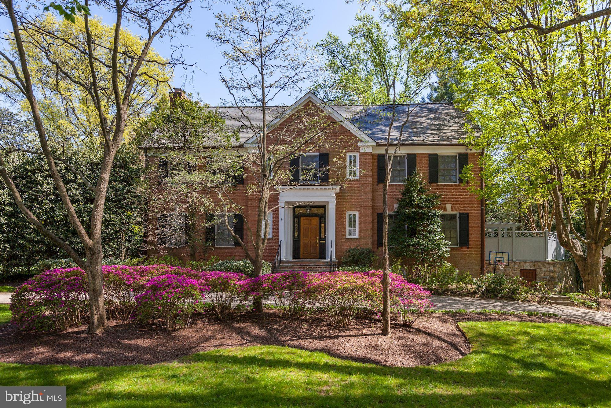 Truly one-of-a-kind/customized home in desirable Spring Hill. This home is perfect for grand-scale entertaining - there's a ballroom!  Amazing finishes, (Waterworks, Ann Sachs, etc.), gorgeous stone work with in-ground pool & lovely pergola & full nanny's suite in basement, including a 2nd kitchen.  Elevator to all levels!