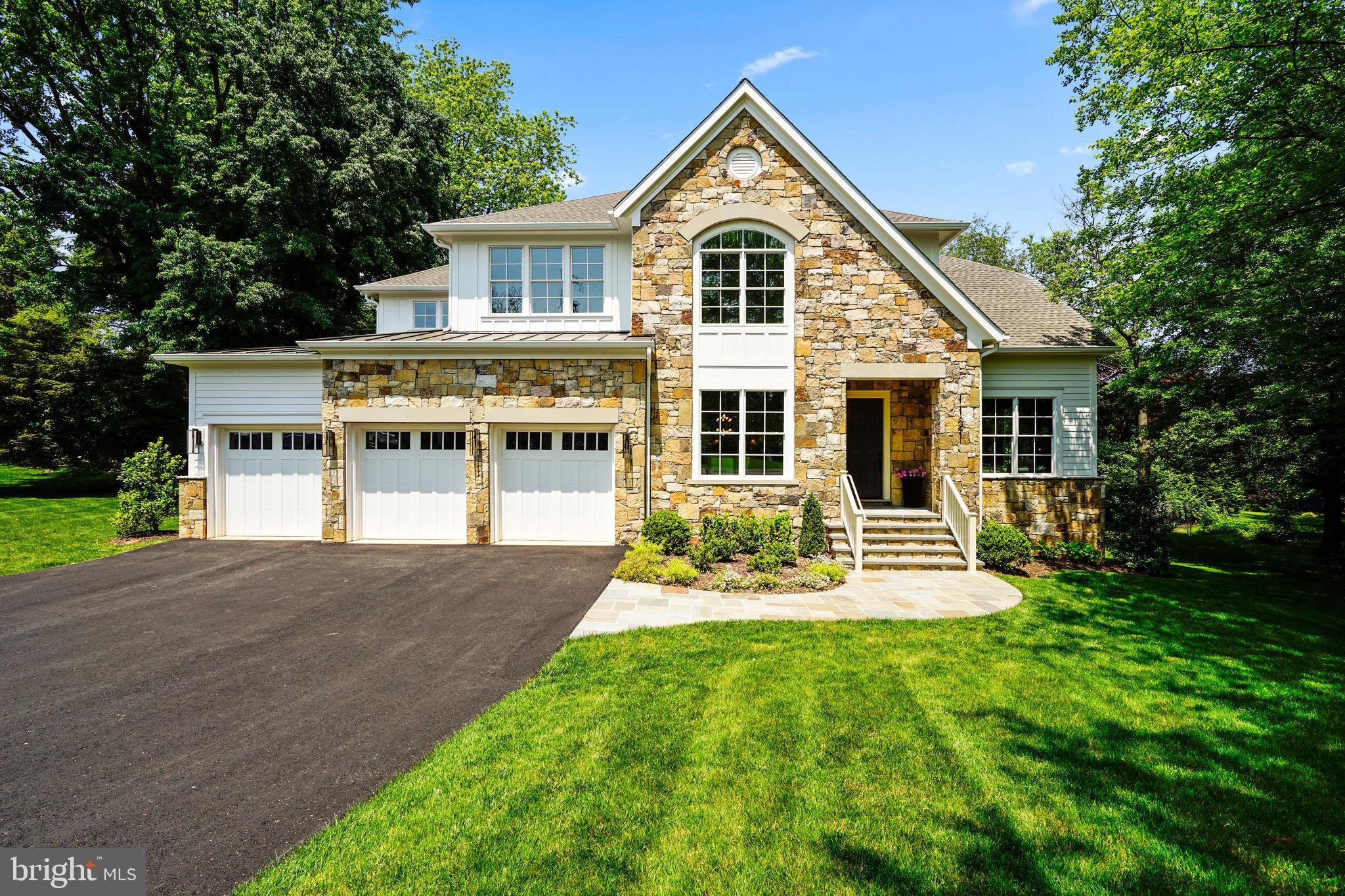 NEW CONSTRUCTION!! Great, close-in McLean location! Located on a superb cul-de-sac lot in the highly desirable Langley School pyramid, this stone and Hardi-plank home has many classic and modern features including hand-finished oak hardwood floors, 10' ceilings, 5 gas fireplaces, office with custom built-ins and a charming, covered flagstone porch. For entertaining there's a formal living room and dining room plus an amazing kitchen with designer wall tiles and top of the line appliances. A large private bedroom on the main level with en-suite bath and walk-in closet is perfect for guests or parents/in-laws. The convenient mud room entrance on the side of the house boasts numerous cabinets, sink, full size refrigerator and a Bosch stack washer/dryer. On the upper level there is a spacious primary suite with extensive trim and paneled walls, fireplace, luxe bath, 3 walk-in closets, a large laundry + 3 additional bedrooms each with an en-suite bath. The lower level has a huge entertainment area with wet bar and coffered ceiling, bonus room, 6th bedroom, game room, luxurious spa bath and a 3rd laundry room with appliance hookups.....Commuters will love the location, just 2 traffic lights to DC via the George Washington Parkway and minutes to downtown McLean, McLean Metro, Tyson's, I-495 and the Dulles Toll Road.  Built by Courtland Homes, a homebuilding company that has maintained a presence in Northern Virginia since 1993. Courtland has built  single family homes and townhomes in Fairfax County, Fairfax City, McLean, Alexandria and Vienna.