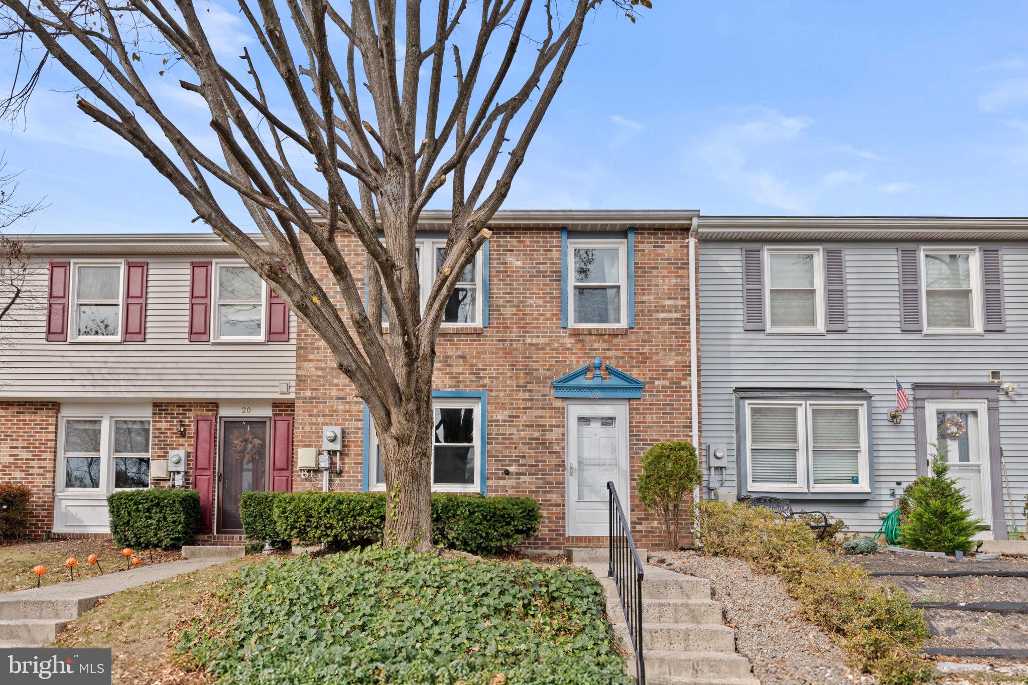 Welcome to 22 Shelldrake Court in charming Damascus. This cozy townhouse offers an ideal blend of comfort and modern living. Step inside to discover the hardwood flooring, a full kitchen, dining area, and a powder room. Upstairs, you'll find two spacious bedrooms and a full bath. A privacy-fenced rear yard with a brick patio is perfect for relaxing or entertaining guests. This home is just minutes away from The Magruder Branch Trail which runs along Magruder Branch Creek perfect for hiking, biking, walking, and jogging. Please contact the Listing Agent before applying.