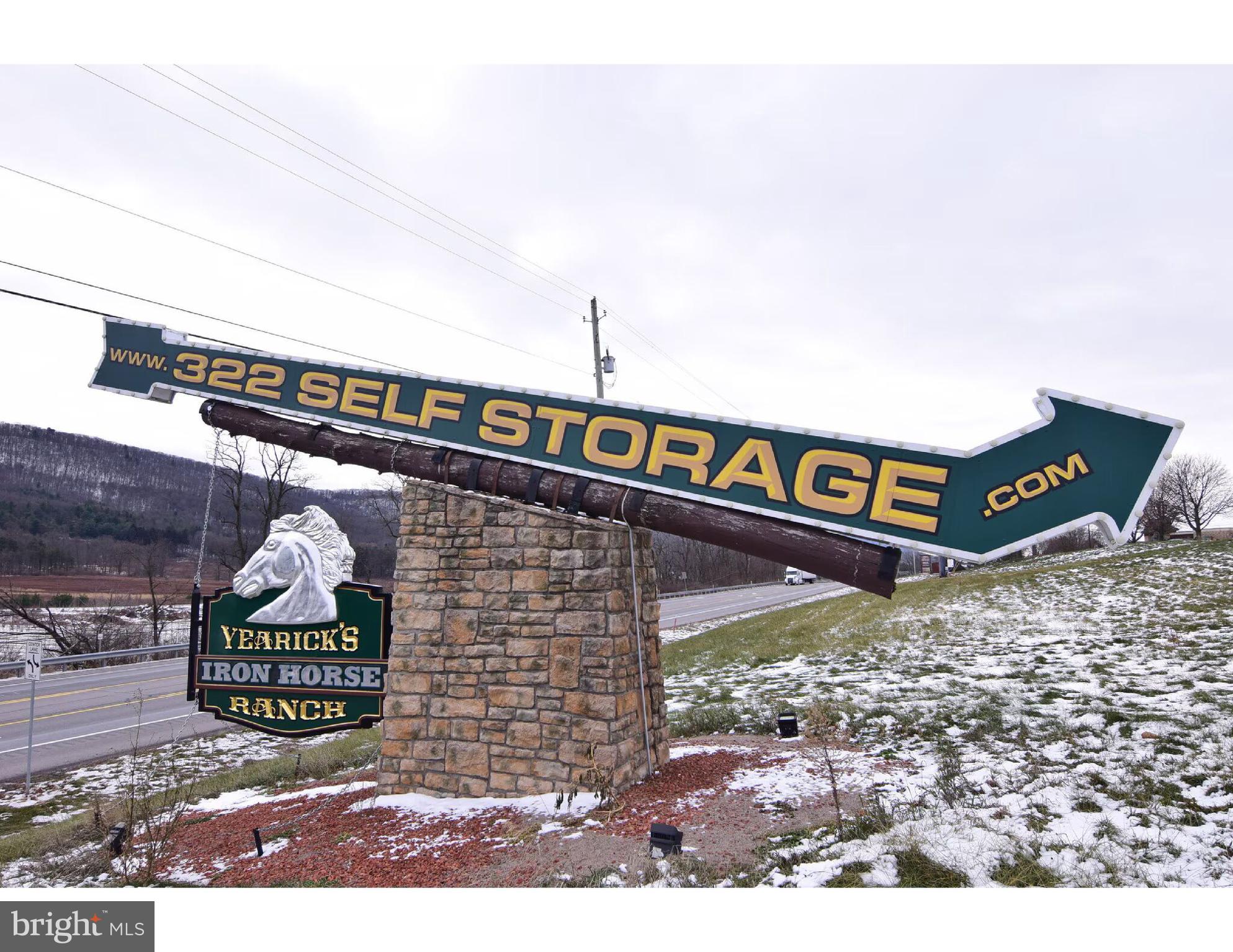 322 Self Storage offers a strong, stabilized investment opportunity in Centre County, located at 138 Yearicks Boulevard, Centre Hall, PA. The property is 79% occupied and delivers reliable in-place income with a current 6.4% cap rate, plus long-term value-add potential. The 35,850 SF, 216-unit facility was built in 2005 and features wide drive aisles, multiple access points, an on-site office, fenced grounds, security cameras, and excellent exterior lighting. Positioned directly off Highway 322, the property benefits from high visibility and illuminated signage seen by over 14,000 vehicles daily.

Situated on 8.34 acres, the site includes significant excess land with permitted expansion opportunities, allowing a new owner to diversify income streams rather than relying on a single use. Future development options include additional self-storage, industrial storage, automotive storage, or even select retail uses, offering flexibility and downside protection.

Located just 8.7 miles from State College and Penn State University, the property benefits from a built-in customer base of students, faculty, and staff. More than 116,000 residents within a 10-mile radius further support consistent demand.

This is a rare opportunity to acquire a high-occupancy, income-producing asset with multiple paths for growth and diversification in a prime Centre County location.