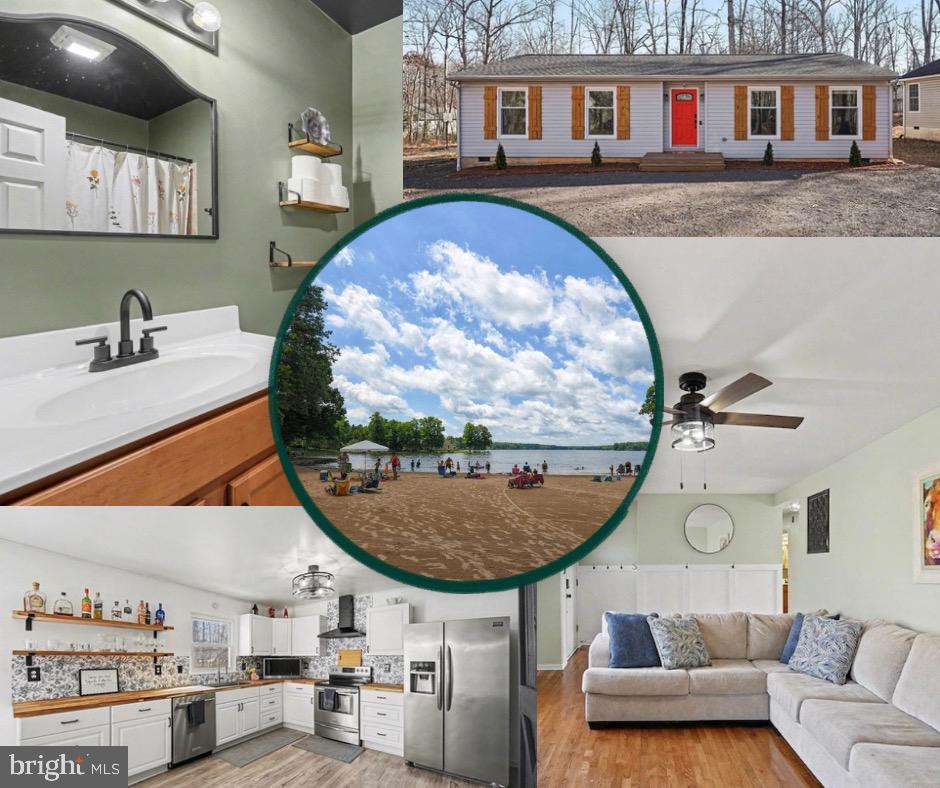 ** $1,000 Agent Bonus + Seller Paid HOA Dues for the First Year ** Welcome to 108 Seven Pines Drive—where comfort, updates, and lifestyle come together seamlessly. This beautifully updated one-level, 3-bedroom, 2-bath home offers 1,339 square feet of easy living on a spacious lot, with all the major updates already done for you! Enjoy peace of mind with a brand-new roof (2025), hot water heater (2025), updated insulation, new LVP flooring, brand-new kitchen appliances, and even a new washer and dryer. Both bathrooms have been refreshed giving the home a clean, modern feel throughout. Once inside, you’ll love the natural flow of the layout. The living room opens effortlessly into the kitchen—creating a warm, inviting space with new cabinetry, built-in shelving, and charming bench seating. Sliding glass doors lead directly to the backyard, making indoor-outdoor living and entertaining a breeze. All three bedrooms are thoughtfully tucked down the hall, including a private primary suite with fresh paint, dual vanities, and its own ensuite bath. The additional bedrooms offer flexibility for guests, a home office, or nursery—one even features double closets for extra storage. Outside, the charm continues. From the circular gravel driveway and mature trees to the charming garden beds, the curb appeal is undeniable. Out back, enjoy your freshly painted 8x16 deck with lattice detail—perfect for grilling, relaxing, or hosting friends on warm evenings. And then there’s the lifestyle… Located in Lake of the Woods, you’ll have access to an award-winning golf course, pools, lakes, marinas, clubhouse, fitness center, tennis & pickleball courts, equestrian trails, campground, and more. It truly feels like living in a resort year-round—while still being just minutes to Route 3, shopping, dining, and an easy drive to Fredericksburg, Orange, and Culpeper. Move-in ready. Major updates complete. Lifestyle included. This one checks all the boxes—schedule your showing today!