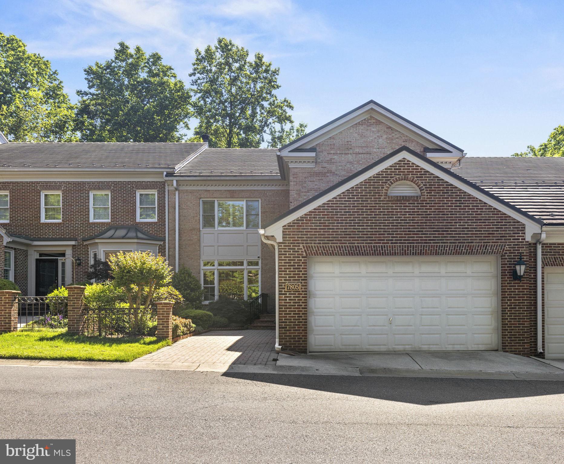 NEW ON MARKET! Tucked into the beautiful River Falls community and backing to woods, this 4 bedroom, 3.5-bath luxury townhome offers the perfect backdrop for living, entertaining and professional pursuits.  Appointed with custom columns and arched alcoves and doorways, the open floor plan is brimming with character and enhanced by natural light that streams in through abundant windows.  The main level features a spacious, lofty foyer, a living room, a handsome family room with a fireplace, an elegant formal dining room and a chef’s kitchen.  Custom counter and backsplash surfaces, a substantial island with wine refrigeration, and a Viking range exemplify the design detail, and a fabulous screened porch is steps away…extending an invitation to relax and enjoy the gorgeous surroundings as the warm weather season approaches.  The porch opens to stairs that lead to a private, fully enclosed brick patio.  There are three spacious bedrooms upstairs and two full baths.  The expansive primary suite continues the luxury theme, with a spacious sitting room area, a fireplace, a custom walk-in closet and a bath with a soaking tub and separate shower.  Designed for the modern lifestyle, the laundry room is on this level as well.   The walk-out lower level has so much flexibility:  it’s perfect for entertaining or family movie nights, has space for a big home office (complete with built-in bookcases) and private accommodation for overnight guests, with a bedroom and full bath.  Located in River Falls, a community renowned for its wide streets, timeless architecture and rich neighborhood amenities, this turn-key home is just moments to the scenic C&O Canal, with easy proximity to Potomac Village and the nation’s capital!  Welcome home!