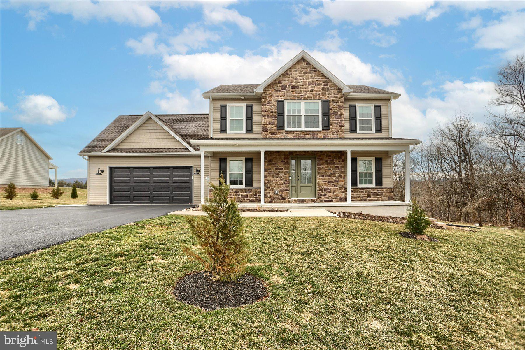 Shermans Dale two story packed with upgrades and improvements located on 1.81-acre country setting that delivers solitude and is less than a 23-minute drive from Camp Hill. Owner has taken great pride in maintaining this 2015 home and has made numerous recent improvements such as installing high performance thermal windows throughout and has paved a large portion of the driveway and installed parking area. Professionally finished basement which was built as a bedroom suite with full bath, walk-in closet and egress, perfect for an in-law suite, adult child or an in-home office. Oversized garage with new overhead garage doors and openers, new exterior doors, Luxury Vinyl Plank flooring throughout second floor, remodeled second floor bathrooms with solid surface counters and lighted mirrors. Spacious kitchen with large center island, new stainless steel kitchen appliances, smooth top range, pantry, recessed lighting and ceramic tile floor. Manabloc water distribution system, water softening and filtration system. New deck and railings where you can watch horses frolic in the neighboring pasture or take in a beautiful sunset. Living room with gas fireplace, hardwood floors and walk out to rear deck, first floor laundry, unfinished second floor bonus room with 312 square feet that can be finished as fourth second floor bedroom or study. Home is listed for a fraction of what it would cost to build this home with comparable quality. Pristine condition and move in ready. This is more than just a home, this home offers a lifestyle change!