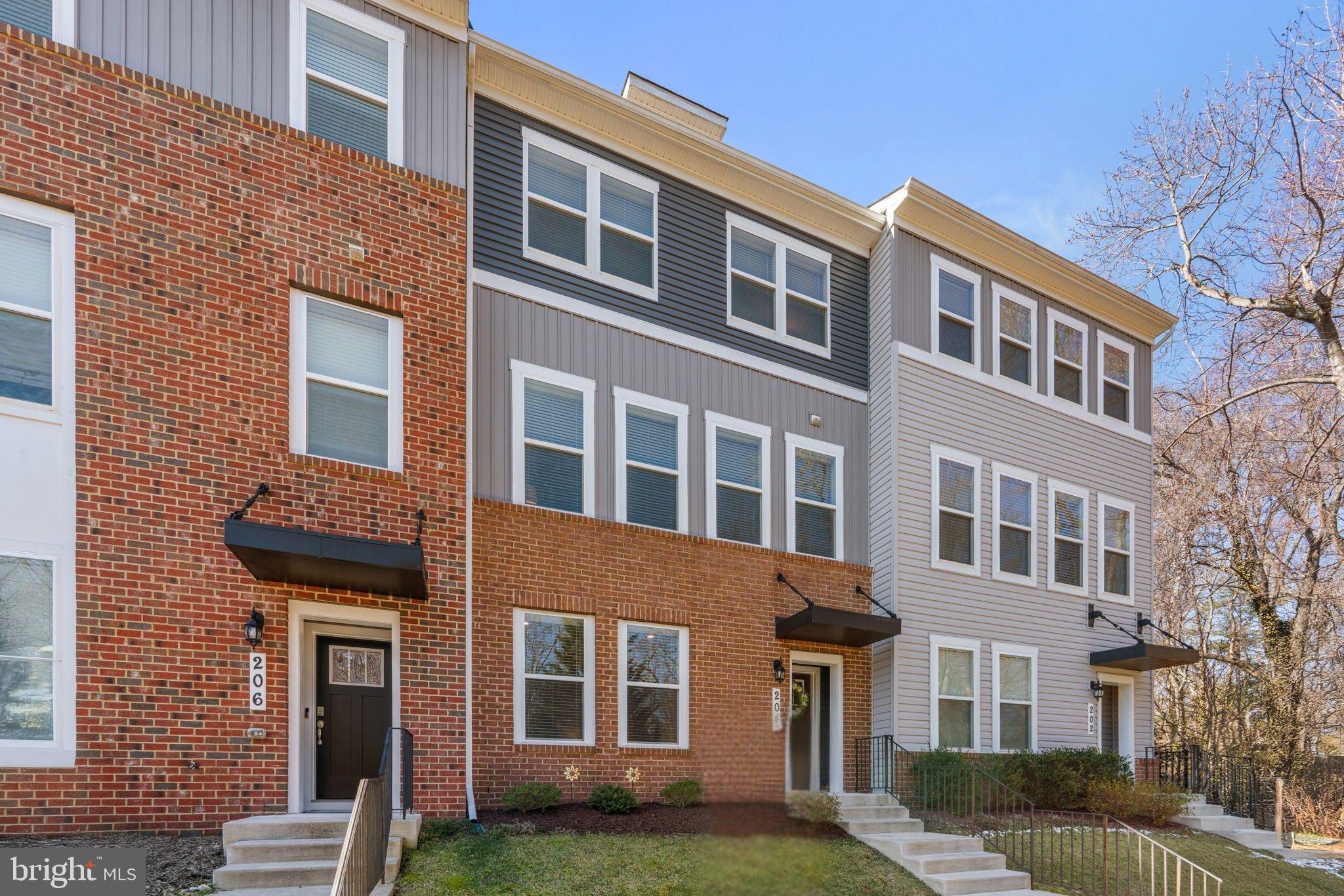 Welcome to 204 Bethel Alley, a contemporary garage townhome located in The Cove, a thoughtfully designed community in Edgewater. Built in 2020, this well-maintained home offers over 2,200 square feet of above-grade living space, combining modern finishes, a functional layout, and the ease of low-maintenance living.

The entry level welcomes you with a bright, comfortable family room featuring plush carpet—an ideal space for relaxing, setting up a home office or hosting a casual gathering. This level also includes a rough-in for a future bathroom, providing flexibility for customization. From here, you’ll have convenient access to the spacious two-car garage, which offers both parking and additional storage.

Upstairs, the main living level is open and inviting, designed to make everyday living and entertaining feel effortless. The living room, dining area, and kitchen flow together seamlessly, enhanced by luxury vinyl plank flooring (updated in 2024), crown molding, recessed lighting, and a neutral color palette that complements any style. The kitchen is both stylish and practical, featuring quartz countertops, stainless steel appliances, recessed lighting, and a large pantry that provides excellent storage. Just off the dining area, sliding doors lead to a deck—perfect for morning coffee or evening relaxation—with a retractable awning that offers shade and comfort on sunny days.

The upper level includes three comfortable bedrooms and two full bathrooms. The spacious primary suite features upgraded carpeting (2024), a generous walk-in with a custom closet system, and a private bathroom with a dual vanity and stall shower. Two additional bedrooms provide flexibility for family members, guests, or workspace needs and share a well-appointed hall bathroom. A conveniently located laundry closet on this level makes daily routines simple and efficient.

Conveniently located in Edgewater, this home offers easy commuting to downtown Annapolis, the U.S. Naval Academy, Baltimore, and Washington, DC. Whether you're drawn to the nightlife of Annapolis, a convenient commute to work, or nearby shopping and dining options, The Cove places you close to it all. Annapolis Harbour Center, Parole Town Center, and Annapolis Mall are just a short drive away. If convenient living in a quiet neighborhood is what you’re looking for, this townhouse offers the perfect place to call home.

Verify school information on the Anne Arundel County Public Schools website.