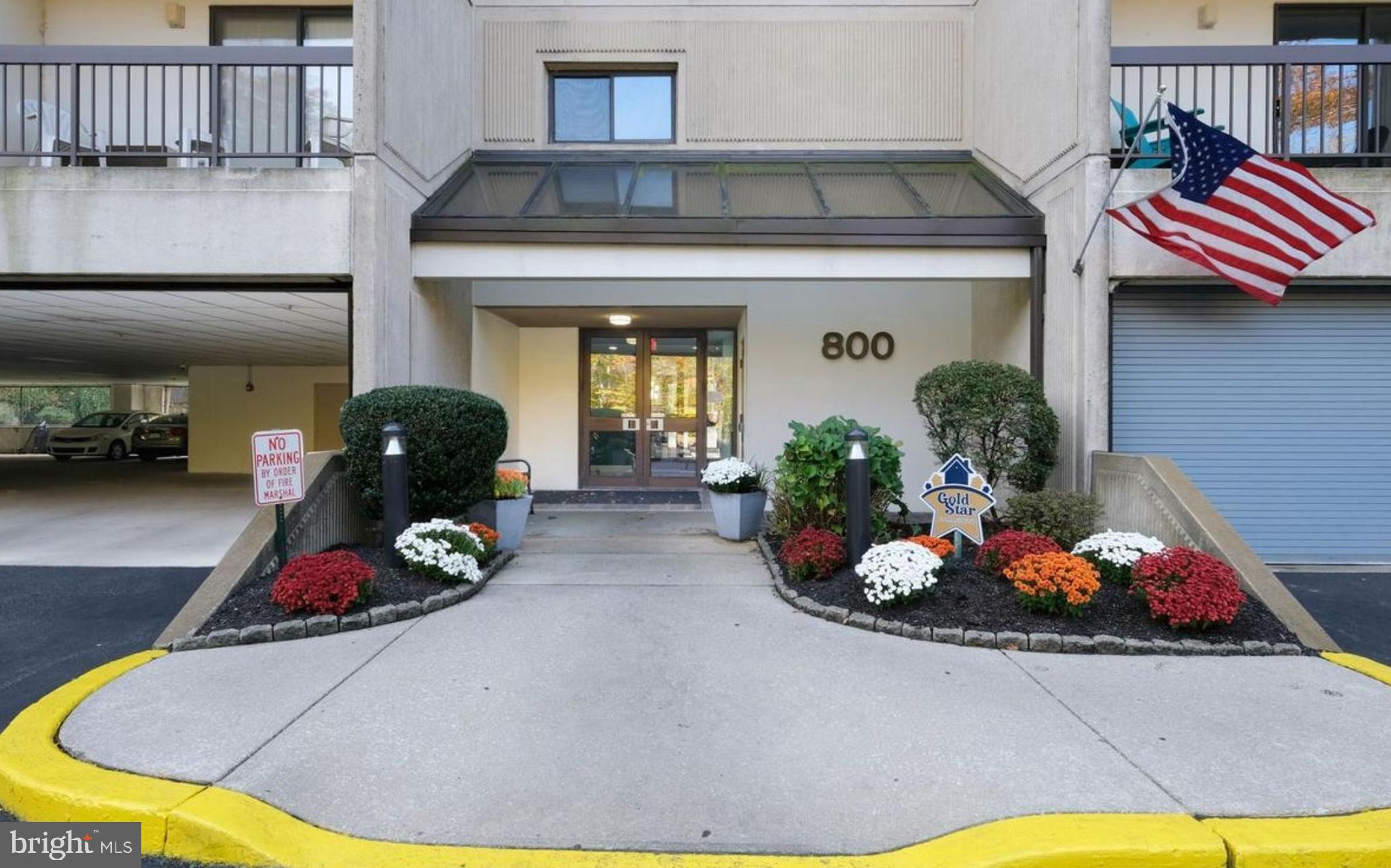 Crum Creek Valley and unit 3-K checks all the boxes!  This community is perfectly positioned to provide everything you want for easy living.  Park in your deeded parking space (6), extremely coveted, make your way to the updated secure lobby.  A short elevator ride to the third floor and you will enter the tiled foyer, notice the huge storage closet, and huge living space.  The updated kitchen with peach hues, custom cherry wood cabinets, granite countertops, gorgeous backsplash and updated appliances  are a dream.  The living room gives access to the balcony and plenty of natural light. The dining room is ready for friends and family to gather. The primary bedroom offers nice closet space and updated walk in shower.  The second bedroom is ideal for guests, an office, or family room and serviced by the nicely appointed hall bathroom.  3-K was just freshly painted and brand new carpet installed in the bedrooms.  A dedicated Storage Unit (6) provides additional space for the new lucky owner.  Easy access to major roadways, shopping, downtown Swarthmore and Media make this a must see!