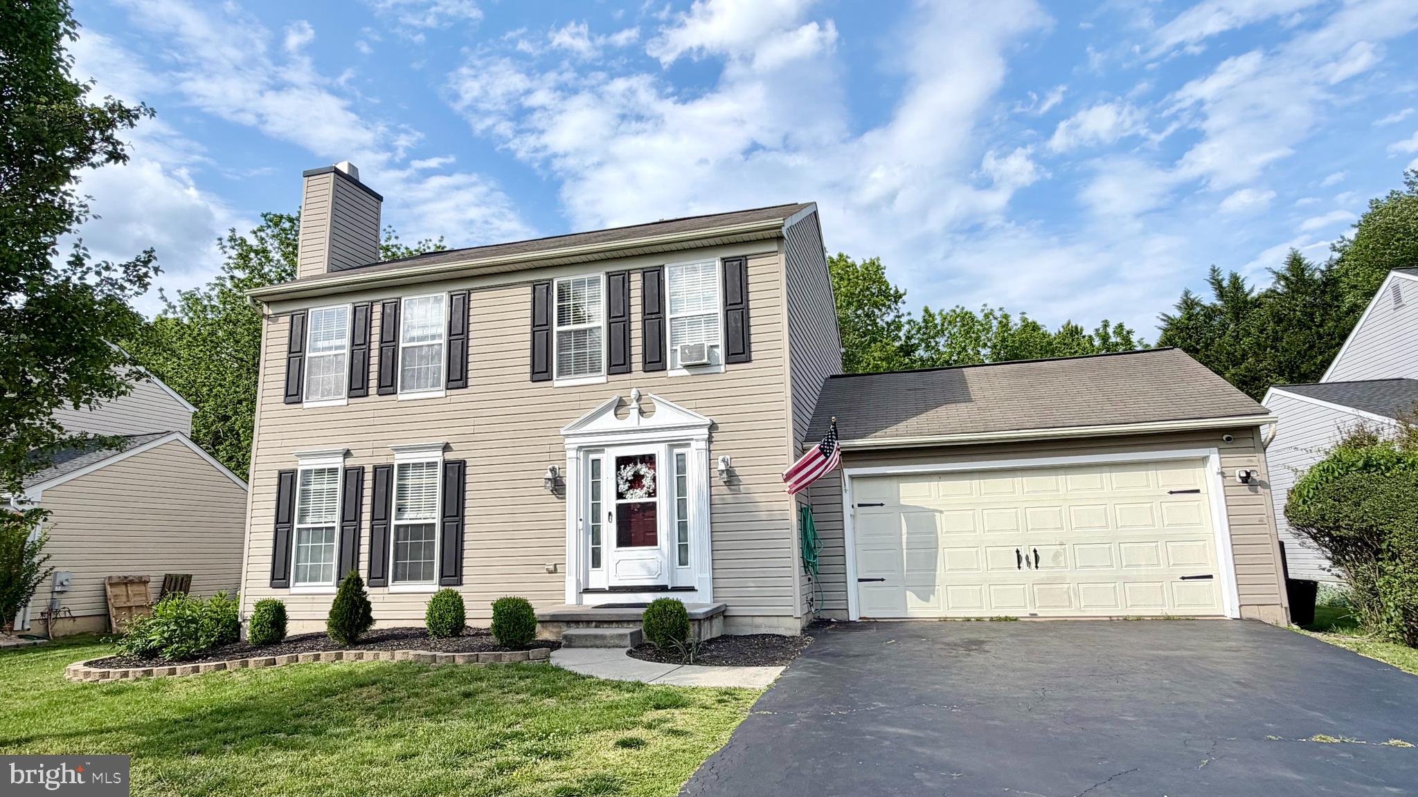 Welcome to 5 Strickland Court — a beautifully maintained and tastefully updated colonial tucked away on a quiet cul-de-sac in Newark, Delaware. This move-in ready home offers the perfect blend of comfort, style, and functionality with inviting indoor living spaces and a private outdoor retreat backing to mature trees.

From the moment you arrive, you’ll appreciate the home’s charming curb appeal, manicured landscaping, and oversized driveway leading to a spacious two-car garage. Inside, warm hardwood flooring flows throughout much of the home, complemented by modern neutral paint tones and abundant natural light.

The updated kitchen features white cabinetry, stainless steel appliances, tile flooring, and direct access to an expansive freshly painted deck overlooking the peaceful backyard — perfect for entertaining, grilling, or relaxing with morning coffee. The backyard offers privacy, mature trees, a fire pit area, storage shed, and plenty of usable green space.

The home includes multiple spacious bedrooms with stylish finishes and contemporary décor, including a generously sized primary suite with large windows and ample natural light. The dining room provides an elegant gathering space, while the comfortable family room features hardwood floors and a cozy fireplace creating the perfect atmosphere for everyday living.

Additional highlights include updated lighting, modern paint colors, spacious living areas, excellent outdoor entertaining space, and pride of ownership throughout.

Conveniently located near shopping, dining, major commuter routes, and the University of Delaware, this home offers both tranquility and accessibility in one desirable package.

Schedule your private tour today — this one won’t last long.