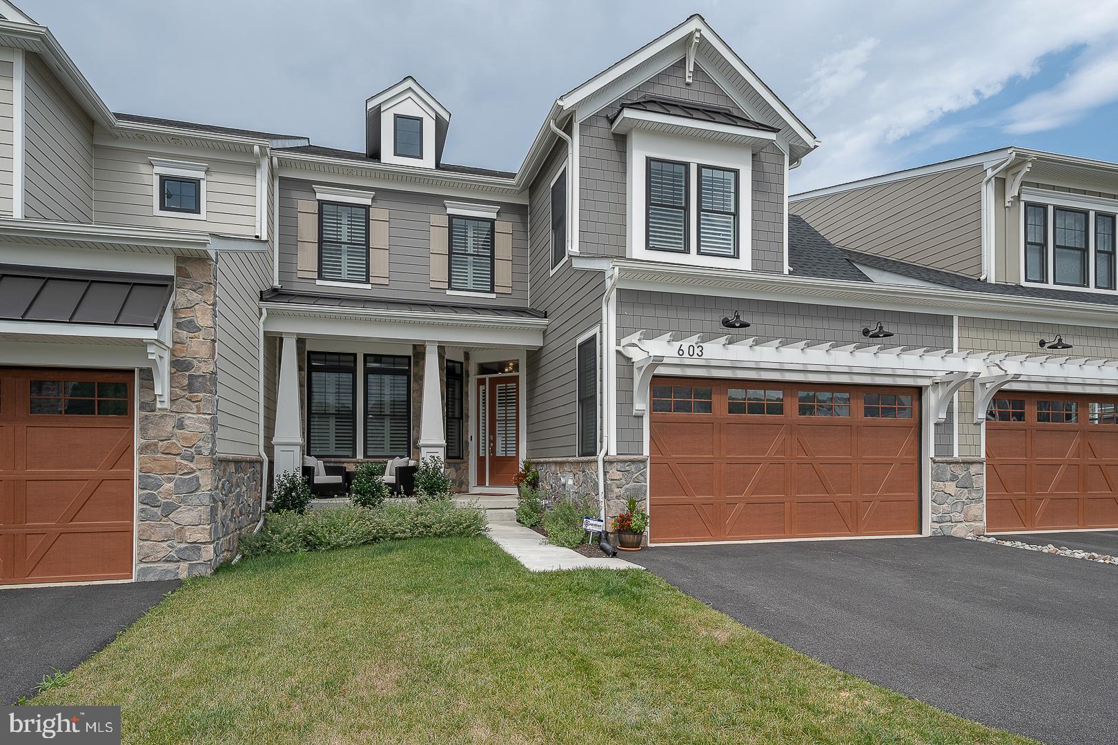 An exceptional opportunity to own this exquisite home crafted by Rockwell Custom, and extensively upgraded throughout, in the now sold-out premiere community of Ventry at Edgmont Preserve. Not one detail has been overlooked in this ultra custom Halliday model, the largest floor plan in Ventry, featuring well over $300,000 of exquisite upgrades designed and added post-closing by the current owner. This tastefully appointed home features over 4,800 sq ft of luxury living space in 3 spectacular living levels, with 4 Bedrooms, Office, flex space Office/Exercise Room, 4 full Baths and 1 half Bath including a professionally finished Lower Level with 5th Bedroom and beautiful private Outdoor Living space. An inviting front porch is the perfect entry into the beautiful open concept floor plan drenched in natural sunlight with soaring 10’ ceilings. Stunning hardwood flooring & white plantation shutters throughout plus interior designer planned custom millwork featured in every room. Coffered ceilings with custom lighting in Great Room, Dining/Cocktail Room and Office, shiplap walls and ceilings in several rooms, shadow boxing, crown molding in every room plus custom designed closets, hand-selected custom lighting fixtures and recessed lighting added throughout. The home features extensive electrical upgrades and CAT6 Ethernet wiring for smart home automation and smart TV wiring throughout, plus 12 in-ceiling and in-wall speakers in 5 different rooms each wired for a central Sonos sound system, and an automated security system. Main Level showcases a state-of-the-art Gourmet Kitchen/Dining Area offering Thermador
Professional & Miele stainless appliances (upgraded post-closing), subway tile backsplash & quartz countertops, shiplap ceiling, with upgraded lighting and 2 in-ceiling speakers, as well as crystal pendant, crystal dining & crystal wall sconce lighting (upgraded post-closing); fabulous Great Room with coffered ceiling, custom recessed lighting, 2 in-wall speakers, art lighting & floor-to ceiling custom millwork surrounding the gas Fireplace & full length windows with transoms above; flex space Dining/Cocktail Room with coffered ceiling & recessed lighting; 1st Floor Study with French doors, coffered ceiling & recessed lighting; customized Powder Room featuring imported Italian Galassia Smart B countertop sink, quartz countertop & Dornbracht wall-mounted curved rectangular faucet; Mudroom with custom built-in bench, shoe shelves & drawers, plus a separate room with a Dog Wash station with Kohler wand faucet, custom tile & white quartz. 2nd Level offers Primary Suite with vaulted ceiling & accent wall, 2 in-ceiling speakers, art lighting, 2 designer walk-in closets with custom barn doors plus luxury Bath with rain showerhead & dual main wall showerheads; 3 additional Bedrooms with hardwood floors, including one en-suite, and full Hall Bath; Laundry Room with upgraded custom cabinetry & new GE Profile HE steam washer & gas dryer complete this level. Professionally finished Lower Level features Game/Media Room with 4 in-ceiling speakers, 5th Bedroom & full Bath with seamless clear glass tiled steam shower, rain showerhead & dual main wall showerheads, shiplap walls, and Bar area with full size Thermador refrigerator & undercounter wine refrigerator, plus a flex room ideal for add'l Home Office or Exercise Room. Outdoor Living features oversized maintenance-free deck with 42” wide stairs, 2 outdoor speakers & wiring for outdoor TV. Ventry residents enjoy numerous amenities   a stunning clubhouse & fitness center, pool area, tennis, pickleball, putting green, bocce court, 2 miles of community walking trails and picturesque views of 28-mile Ridley Creek State Park. Conveniently located to Whole Foods, the shopping and restaurants of Newtown Square & popular downtown West Chester, Ventry is the perfect blend of luxury and convenience. Don't miss this spectacular home with upgrades far exceeding a builder's model home!