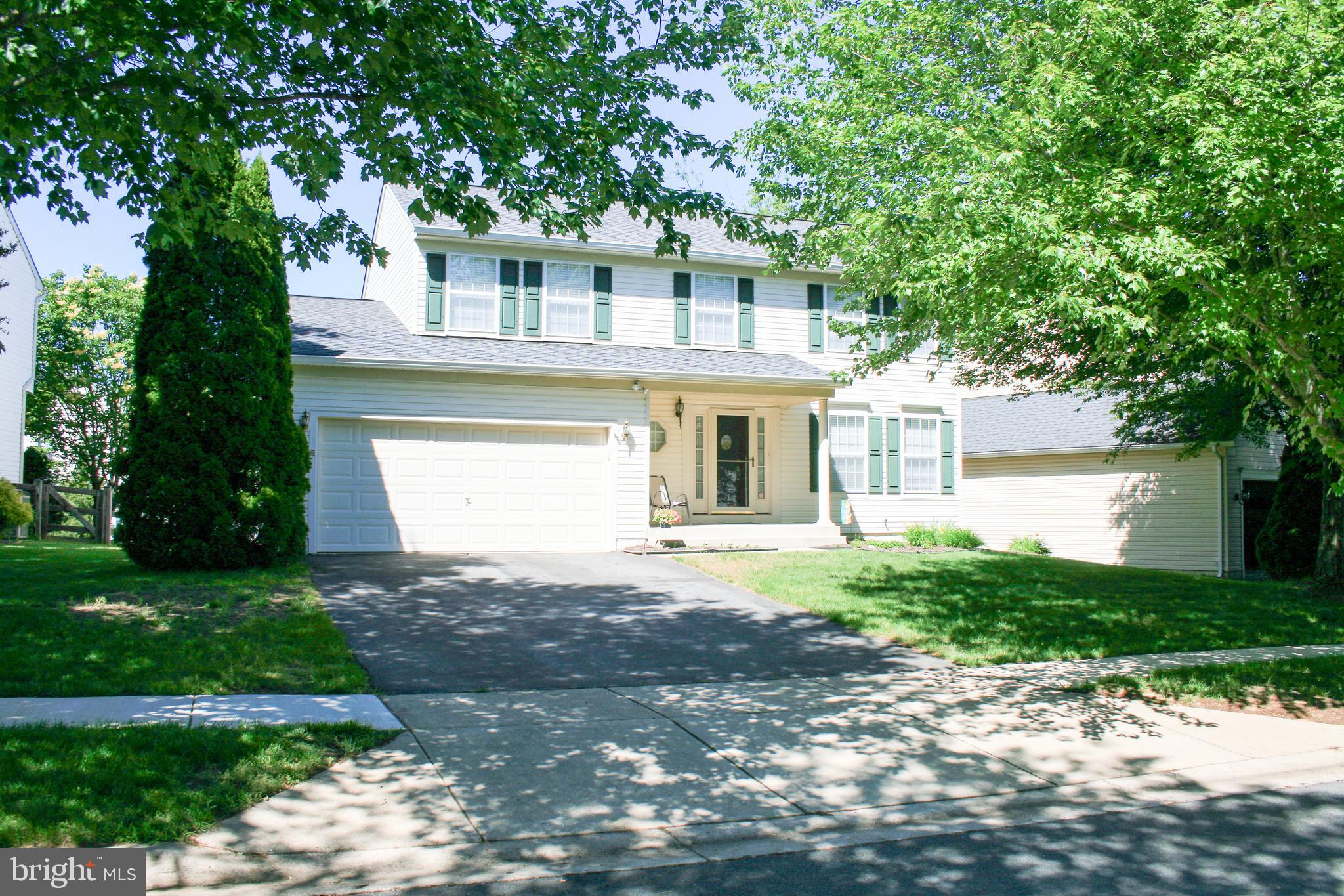 Tranquil Cul-de-Sac Living in very desirable Brownstown Estates!  This beautiful 4-bedroom, 2 and 2-1/2 bathroom Colonial, perfectly situated on a tree-lined street with zero through-traffic.  Offering over 3,000 square feet of living space across three levels, this home blends comfortable everyday living, plenty of natural light with room to grow.  The main level features a bright, airy layout designed for effortless entertaining.   The kitchen flows into a large living area and for privacy, a separate dining room and sitting area are also available.  Upstairs, you will find four generous bedroom sizes with ample closet space, including a spacious primary bedroom with en-suite bath. The mostly finished basement adds fantastic versatility—perfect for multiple uses and complete with its own half bathroom.  
Now when you step outside in the back yard you are greeted with a wonderful, flat backyard that has existing neighbor fencing covering more than 3/4 of the perimeter, a small investment will easily make it fully enclosed for pets, privacy, or play.   In the front very mature trees provide much needed shade on those hot summer days along with a small porch to sit and enjoy the quiet.
The home features a new roof installed in 2017 and the inside has been freshly painted.  Attached 2-car garage with front entry.   This community features a low monthly HOA ($65) covering common area maintenance.  Location wise its central to all your needs while being just far enough to be outside of the major commuter routes.  Conveniently located near Montgomery County schools, shopping, and local parks.  Radon Test and HOA docs are in hand so visit with confidence!  Offer Deadline Sun, 7/28 @ 9pm