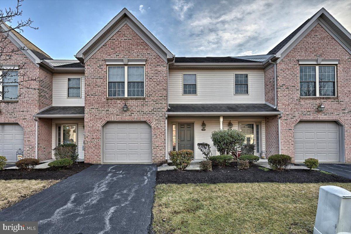 Wonderfully townhome with an open floor plan, large kitchen with breakfast bar, tons of counter space, and pantry. Entire first floor has hardwood floors. Dining area has glass sliders with private rear area with nature right out back. Powder room on first floor. Primary bedroom has vaulted ceiling, huge walk-in-closet, double bowl vanity, and walk in shower. 2nd bedroom also has a walk-in closet. 2nd and 3rd bedrooms have a view to the rear common area. Convenient 2nd floor laundry. Great location for townhome living with mountain views. This home is convenient to Harrisburg, Mechanicsburg and Hershey as well as Rts 81, 322 and 83. Sidewalks throughout the community make a great walking area . All appliances included!