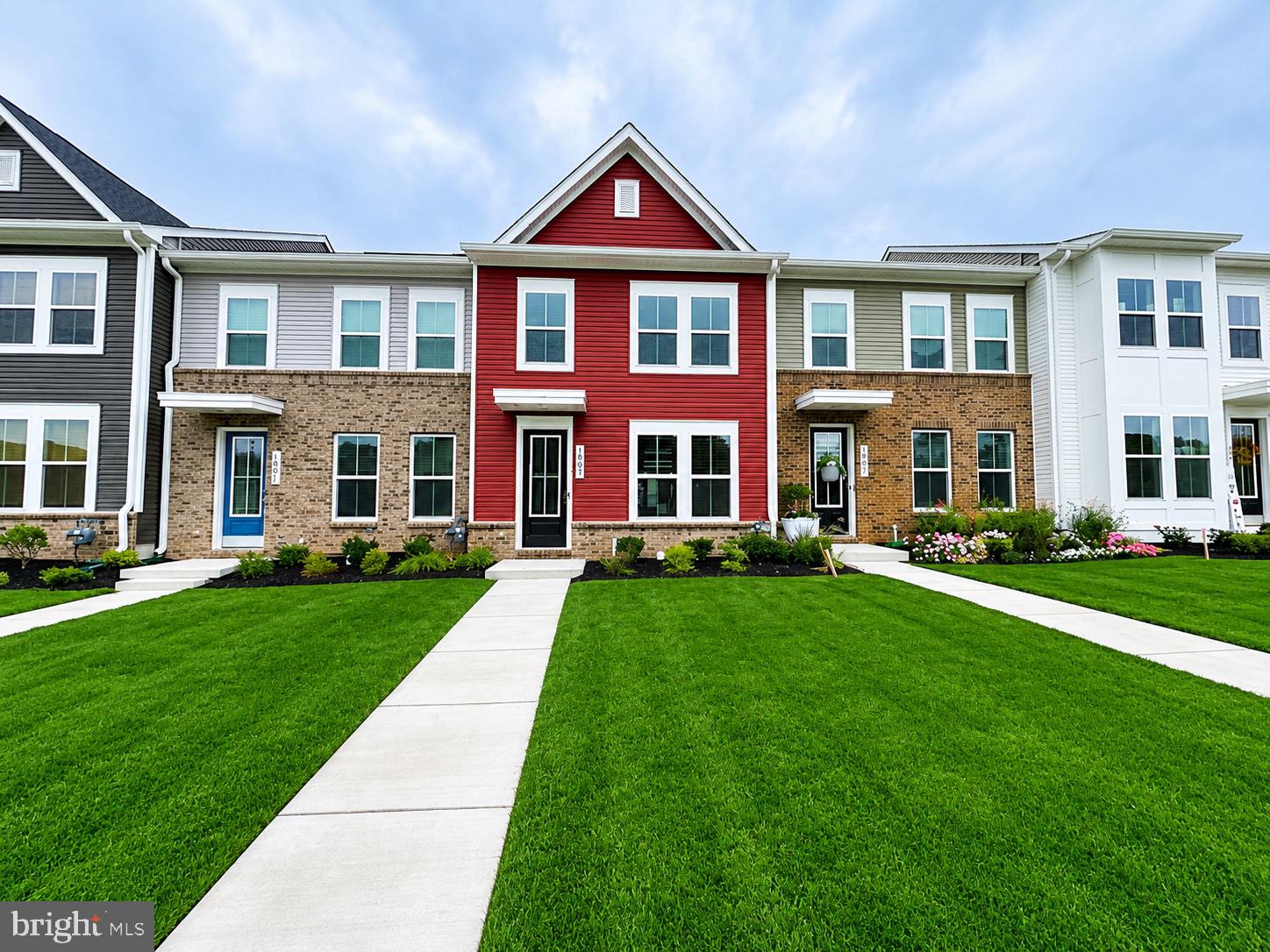 Welcome to this stunning newly built contemporary home in a prime Frederick location! Completed in 2025, this bright and beautifully designed 3-bedroom, 2.5-bath residence offers modern living at its finest across two spacious levels. Featuring an open-concept layout with hardwood floors, recessed lighting, a stylish kitchen with oversized island, stainless steel appliances, built-in microwave and oven, plus an upstairs laundry room for added convenience. Enjoy all the benefits of newer construction without the extra expense—only a low $70 HOA fee and NO condo fee! Conveniently located near shopping, dining, and commuter routes, this move-in-ready gem offers the perfect blend of style, comfort, and value.