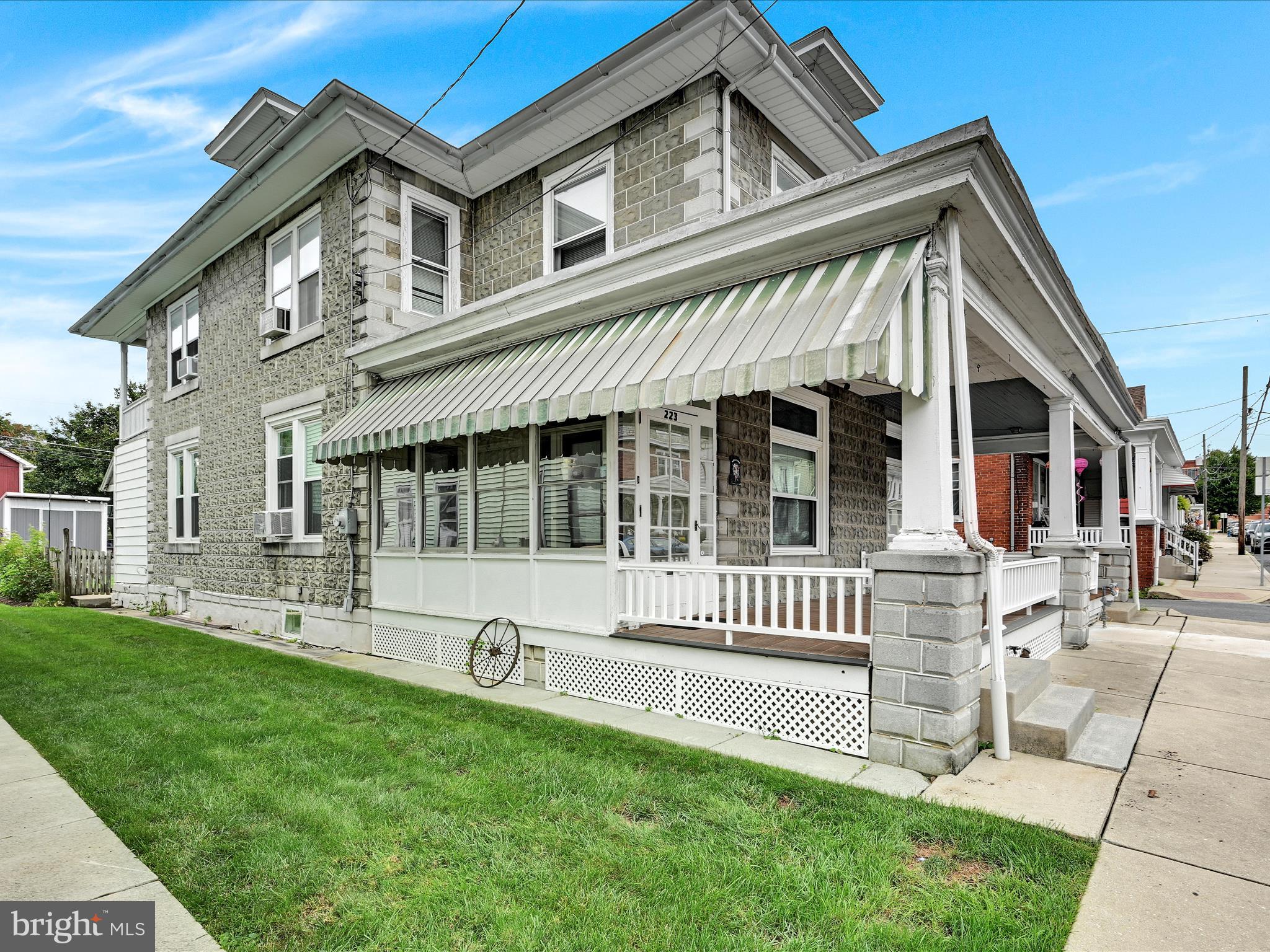 Welcome to this inviting semi-detached home nestled in the heart of Ephrata, Pennsylvania. Located on the 200 block of  W Franklin St., this property offers both comfort and convenience. With its classic charm and a prime location.  Easy walking distance to the Ephrata Street Fair and all the downtown shops. 
As you step inside, you'll be greeted by a warm and inviting living space with lots of natural light. The main level features ceramic tile floors in the kitchen and half bath as well as bamboo wood floors in the dining room.
Step outside to the fenced in backyard It's a perfect spot for gardening, or simply enjoying the fresh air.  featuring off street parking and a brand new shed.