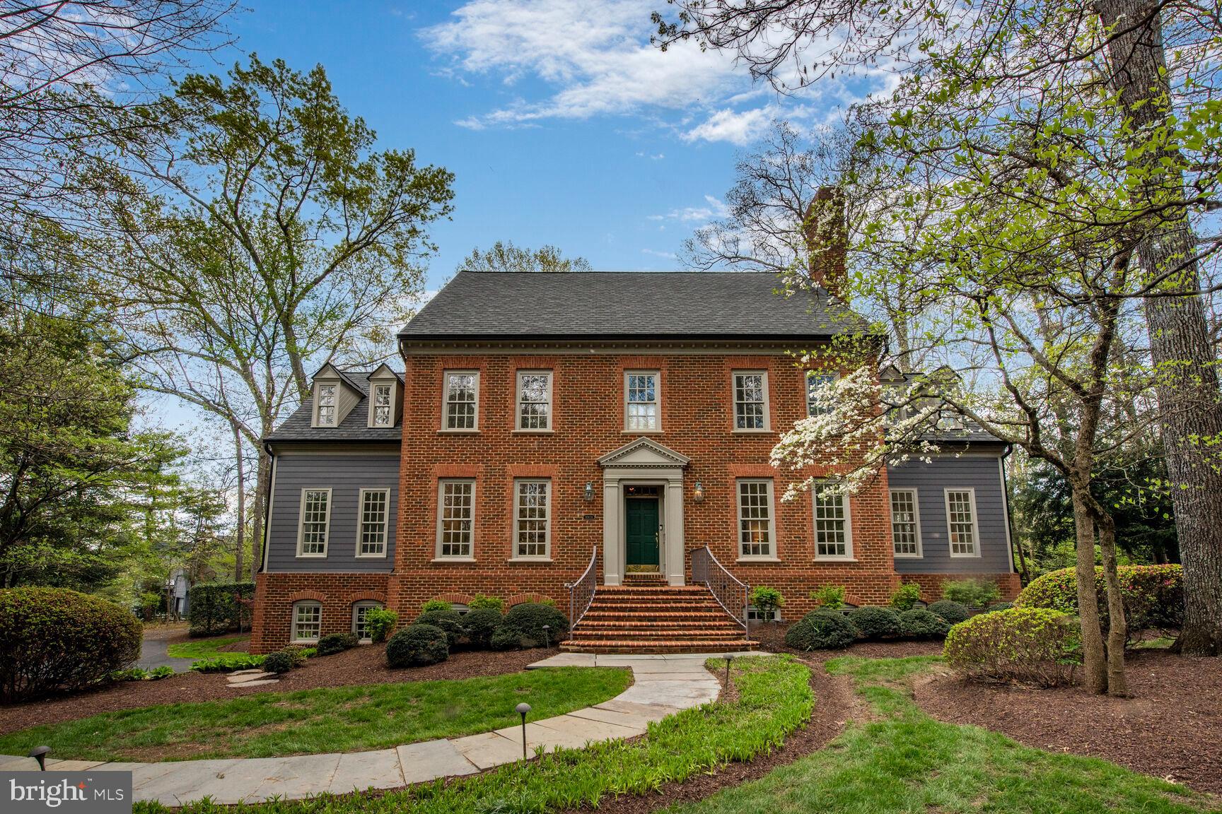 A rare opportunity in a prime location! This beautiful property is situated in the heart of Great Falls, in a highly sought-after neighborhood where homes rarely become available. Just steps from the Village’s charming restaurants and shops, this custom, stately all-brick home provides ample space for family living and entertaining with its 6 bedrooms and 4.5 baths. Key features include a renovated kitchen (2021), multiple options for dedicated office space, a sunroom filled with natural light, high ceilings and a beautiful two-story staircase leading to the expansive fourth floor, with approximately 1,300 square feet of unfinished space offering limitless possibilities. The primary suite boasts a separate den and a large, expansive walk-in closet featuring multiple windows making it more of a room than a closet. The professionally landscaped yard offers plenty of outdoor living opportunities with the deck, brick patio and flat backyard. While there is an opportunity to add your personal style to this gem of a home, it's move-in ready with a new roof, a new HVAC system, new carpeting and fresh paint throughout. Come see for yourself all the wonderful amenities that this gorgeous home, its ever-popular neighborhood and lovely Great Falls has to offer!