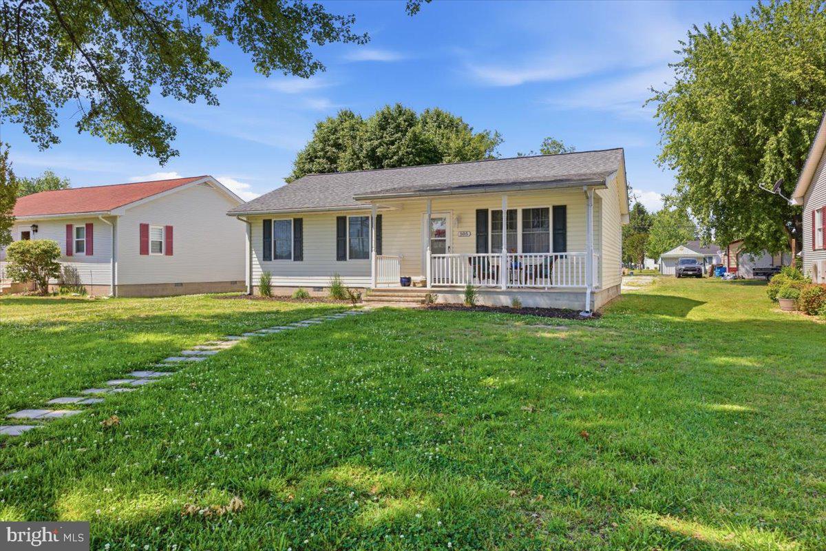 Welcome to 505 Maryland Ave in the heart of charming Ridgely! This beautifully remodeled 3-bedroom, 2-bath rancher is truly move-in ready and offers the perfect blend of modern updates and everyday comfort. Renovated just a few years ago, the home features luxury vinyl plank flooring throughout, stylish soft-close cabinetry, granite countertops,  stainless steel appliances, and a bright, functional layout designed for easy living. A brand-new roof was just installed with a transferable warranty, giving buyers added peace of mind for years to come, and the ductless mini-split heating and air conditioning system provides efficient year-round comfort.
Whether you’re a first-time homebuyer, downsizing, or simply looking for low-maintenance living, this home checks all the boxes. Conveniently located close to local shops, dining, parks, and schools, you’ll love being right in the center of everything Ridgely has to offer. Just unpack and start enjoying your new home!