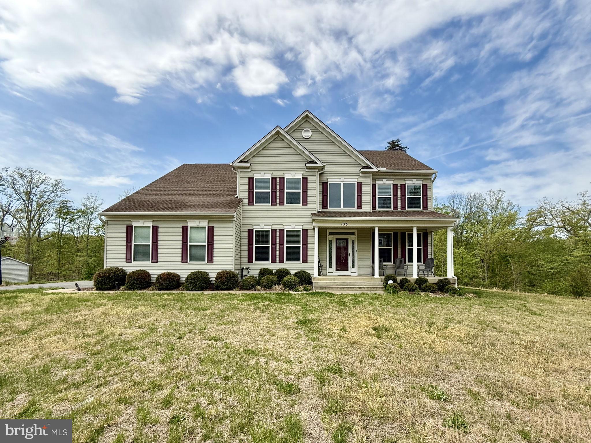Nestled on a private 1.5-acre wooded lot in the sought-after Brooke Point Estates community of Stafford, VA, this exceptional home offers a perfect balance of luxury, space, and tranquility. With nearly 4,900 square feet of beautifully finished living space across three levels, this residence is designed for both comfortable living and elegant entertaining.

A grand two-story foyer welcomes you into the main level, where you’ll find a dedicated home office, formal living and dining rooms, and a spacious family room. The gourmet kitchen is a standout feature, showcasing stainless steel appliances, a large center island, granite countertops, and 42” cabinetry, ideal for both everyday living and hosting.

Upstairs, the expansive primary suite serves as a true retreat, complete with walk-in closets and a spa-inspired bath featuring a soaking tub, separate shower, and ceramic tile finishes. Three additional generously sized bedrooms complete the upper level, including one with a private en-suite bath, plus an additional full hall bath.

The fully finished walk-up basement offers incredible versatility, featuring a large recreation room, full bath, abundant storage, and space to create a home theater, gym, or optional fifth bedroom.

Outdoor living is just as impressive, with a welcoming front porch and serene wooded surroundings providing peace and privacy. Additional highlights include a whole-home water filtration system with well water (no water bill), a lawn irrigation system covering the entire yard, a security system, and a 2-car garage with automatic openers. The extended driveway offers ample parking for 8+ vehicles.

This remarkable property combines refined living with modern conveniences and natural beauty, an outstanding opportunity to call home.

Pets will be considered on a case by case basis with a refundable $500 pet deposit and a nonrefundable $199 fee, if applicable. No aggressive breeds, or mixes with aggressive breeds will be permitted. Gross household income must be at least 3x the amount of the rent (only 2 salaries can be used). We require a 650 credit score and prefer 700 or better. If coming from a rental, a positive reference from your current landlord must be provided. Pictures are from a previous listing but home is still similar. No smoking or vaping on this property at any time. Minimum one month's rent security deposit required. Certified funds required for the 1st month's rent and security deposit only. Security Deposit must be deposited within 48 hours of acceptance. Lease will be sent out for signatures once the security deposit has been received. 1st month’s rent due before tenancy. Proof of renter’s insurance to be submitted before tenancy. Apps take 3-5 business days to process.