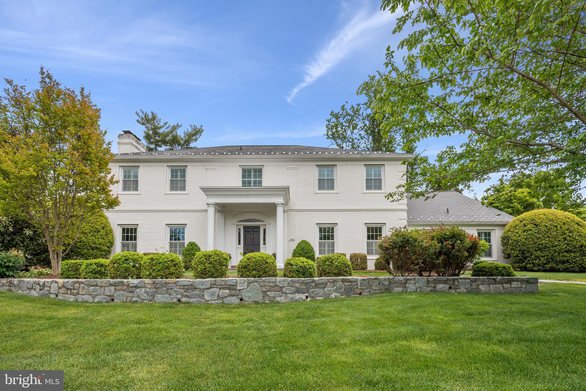 All brick, stately Colonial with side load garage located on a quiet cul-de-sac in the highly sought after Evermay. This gorgeous home was completely remodeled to perfection in 2014, has 9-foot ceilings and a traditional but open floor plan. The Main Level has a grand entrance that opens to a spacious Living Room and Dining Room flooded with natural light, gourmet Kitchen featuring a large center island, custom cabinets, top-of-the-line appliances, beautiful countertops with a Breakfast Room that opens to the Family Room with custom built-ins, fireplace and doors that leads to the stunning private Patio. The Main Level also has an Office/Bedroom with private Bathroom, spacious Laundry Room and Guest Powder Room. The Upper Level of this exquisite home features the Owner’s Suite with dual walk-in Closets, a spa-like Bathroom with heated floors, shower and separate tub. Three additional Bedrooms, two beautifully renovated Bathrooms and large Bonus Room over the garage complete the Upper Level. The spectacular Lower Level is fully finished includes a Recreation Room with fireplace, built-ins, Wet Bar, climate controlled Wine Cellar, Kitchenette, Full Bath and a Bonus Room. This home has been thoughtfully designed and meticulously maintained for modern living and is perfect for family and entertaining guests.  It’s minutes to DC/MD/Tyson/ Capitol Hill and walking distance to schools.