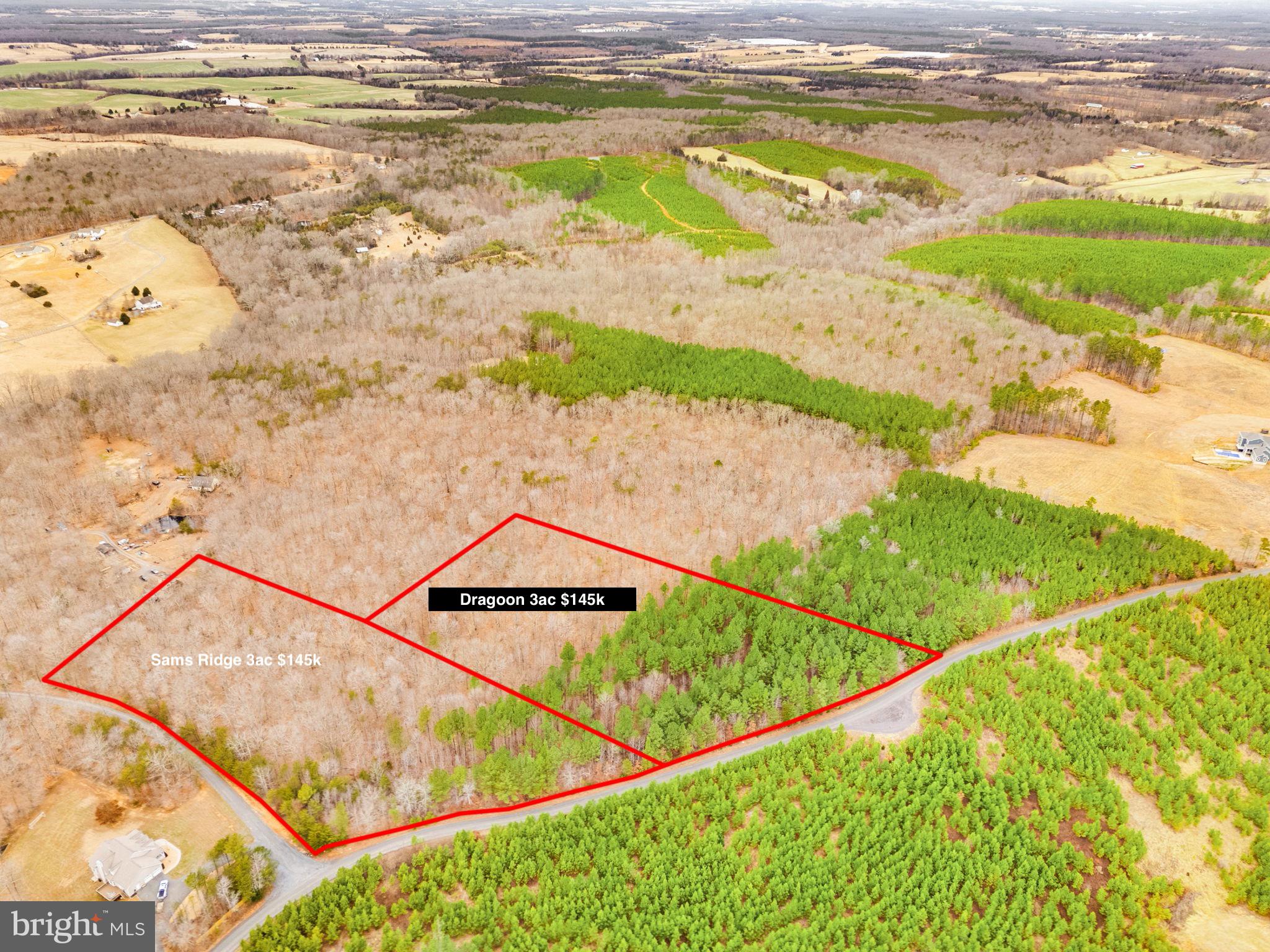 Lot C, FIOS available! Private three acre lot with recent survey, conventional perc, drainfield/well site is designed and the health department application is ready to be submitted. Property is conveniently located 5  minutes from Rt 3, far enough away to enjoy peace and quiet. Approximately a 7 minute drive to the Locust Grove Walmart, 17 minutes to the town of Culpeper, and about 30 minutes into Fredericksburg. Far enough away to be the sanctuary you have dreamed of, but close enough to still have easy access to “all the nice things.” 
In the district for Pearl Sample Elementary, Floyd T Binns Middle, and Eastern View High School. Site clearing and REC electric hook-up is included in the asking price! There is a waste transfer station, free to Culpeper residents, only about 5 mintues away. The property is wooded with tall pines near the state road that quickly transitions to a typical Virginia hardwood forest. This lot is fully accessible from blacktop pavement. This is a “shovel ready” opportunity to bring that “forever home” to life. Land sale is subject to a pre construction contract with Inspired Home Building, Realtor notes contain the details. There are light covenants posted to the Realtor Docs, but there is no HOA. Typical build time from permitting is 8-10 months until move-in. Inspired Home Building has a "move-in ready" model home available about 5 minutes away to assist with selections, etc., as well.