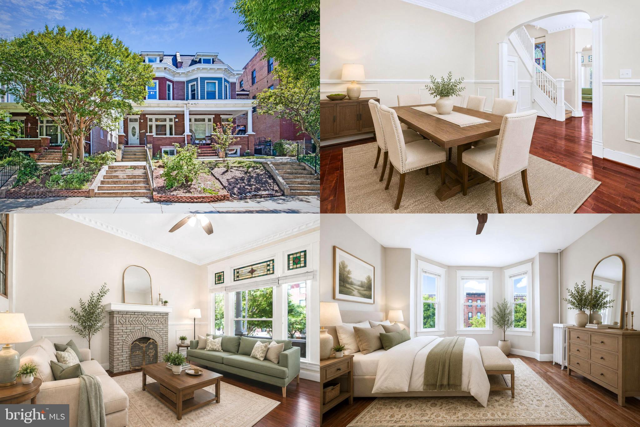 Step into a home where historic character meets modern updates and flexible living spaces. Brazilian cherrywood flooring creates an impressive entry on the main level, complemented by decorative stained glass, crown molding, chair rails, high ceilings, and updated lighting that includes a chandelier and ceiling fans. The living room features a decorative fireplace that serves as an architectural focal point, enhancing the home's historic charm. The spacious main level also offers an unfinished kitchen area ready for customization, providing an opportunity to design the space to fit your needs. Gas lines have been run to multiple levels, offering potential for expanded kitchen or living configurations. Remodeled bathrooms add convenience and comfort throughout the home, and the alarm system conveys with the property. The generous living areas continue into the large basement, providing versatile open space suitable for a variety of uses. Outside, the fenced rear yard offers additional room to enjoy outdoor activities, gardening, or entertaining. Located near Druid Hill Park, this property provides convenient access to expansive green space, walking paths, recreational amenities, and cultural attractions including the Rawlings Conservatory. Nearby destinations also include the Maryland Zoo, downtown Baltimore, the Inner Harbor, the National Aquarium, major sports venues, dining, entertainment, and other city attractions. The surrounding area showcases notable historic architecture and convenient access to a variety of neighborhood amenities. This property offers a unique combination of historic details, flexible spaces, and a central location. **Photos may be virtually staged**