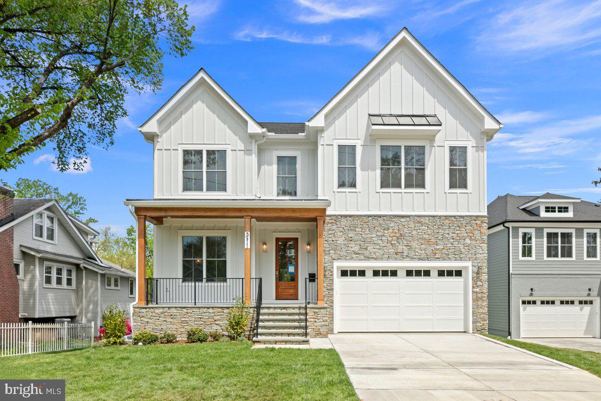 Built by local builder Enhanced Homes, 3411 17th Street N offers over 5,300 total square feet (4,700+ finished) on a rare 13,500 sq ft lot in the heart of Cherrydale, nearly double the size of most surrounding properties.

The main level is designed for everyday living and entertaining, with wide-plank hardwood floors, detailed millwork, and a clean, open layout. The kitchen anchors the space with an oversized island, custom cabinetry, quartz countertops, high-end appliances, a walk-in pantry, and a butler’s pantry connecting to the dining room. The family room opens to a screened porch overlooking the rear yard, creating a natural extension of the living space. A private office completes the main level.

Upstairs includes four bedrooms and three full baths, including a Jack-and-Jill layout. The primary suite features dual walk-in closets and a spacious bath with soaking tub, oversized shower, and double vanities. Laundry is conveniently located on the bedroom level.

The walk-out lower level provides a large rec room, an additional bedroom and full bath, and a flexible bonus space ideal for a gym, media room, or playroom.

The lot is a standout, 13,500 sq ft with usable depth and space that’s hard to find in this location. Rear yard improvements and landscaping are currently underway to further enhance the outdoor space.

Located just blocks from parks and trails, under one mile to Clarendon Metro, and approximately 2.5 miles to DC, with walk-zone access to Arlington Science Focus.

Upstairs includes four bedrooms and three full baths, including a Jack-and-Jill layout. The primary suite offers dual walk-in closets and a spa-inspired bath with soaking tub, oversized shower, and dual vanities. A generously sized laundry room adds convenience.

The walk-out lower level provides a large recreation room, an additional bedroom and full bath, and a flexible bonus room ideal for a gym, media space, or playroom.

Ideally located in the heart of Cherrydale, just moments from parks and trails, approximately 2.5 miles to Washington, DC, under one mile to the Clarendon Metro, and walk-zoned to Arlington Science Focus School. Builder Warranty included.