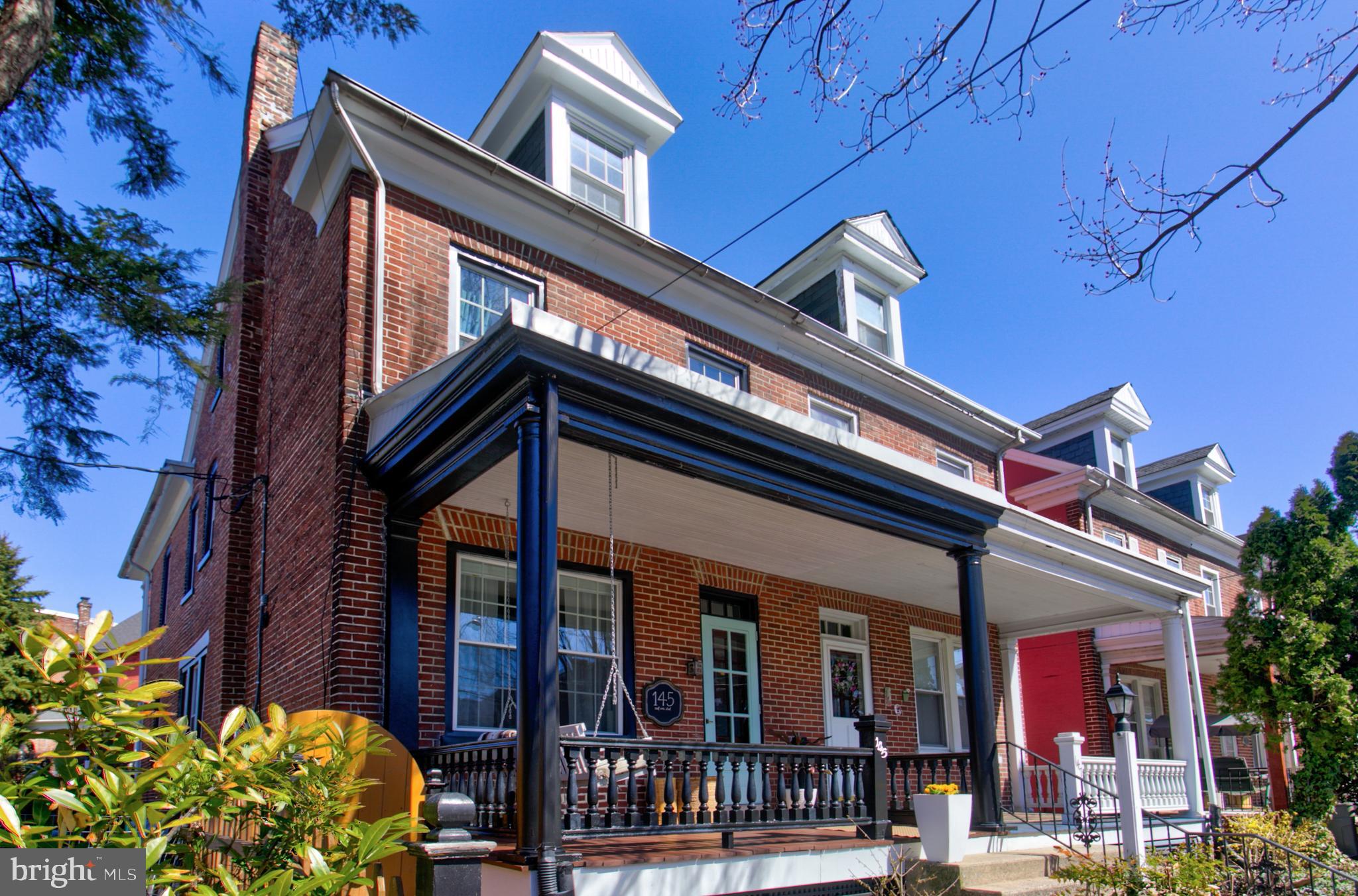 Located in LGH "Home in the City" primary area.  Incredible side yard, 9' ceilings, columns, hardwood floors.  Updated kitchen with pantry, tile backsplash and stainless steel appliances.  3rd floor master suite with walk-in closet and full bath.  Nearby rented garage for $75 per month can be transferred to buyer.