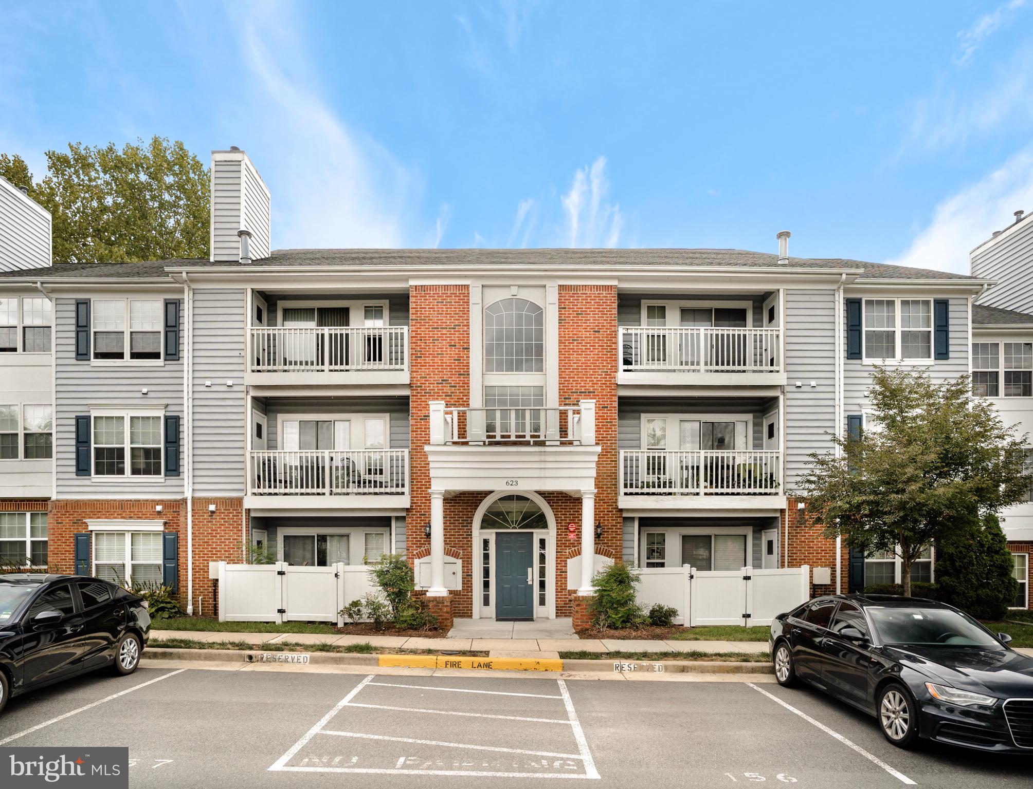 Meticulously maintained and upgraded condo in the sought-after Leesburg Gateway community, just minutes from downtown Leesburg.  This top floor unit overlooks the community's private green. Vaulted ceilings and abundant natural light make every room of this condo feel grand. The kitchen has granite countertops, cherry cabinets, stainless steel appliances, and a large pantry. The home features a spacious primary bedroom with a walk-in closet, a generously sized secondary bedroom, a renovated bathroom with floor-to-ceiling tile, and a full sized stacked laundry unit. The balcony off of the living room looks out onto the common area. Recent upgrades include new: HVAC (2019), Washer/Dryer (2019), Water/Scratch Resistant Luxury Vinyl Plank Flooring (2020), Dishwasher (2023), New Paint (2025), Whole House Chlorine Filter (2022). The condo fee includes water and a plethora of community amenities. Neighborhood has a Pool & Clubhouse. Plenty of visitor parking. Just minutes to Downtown Leesburg, Rt 7, and Greenway!