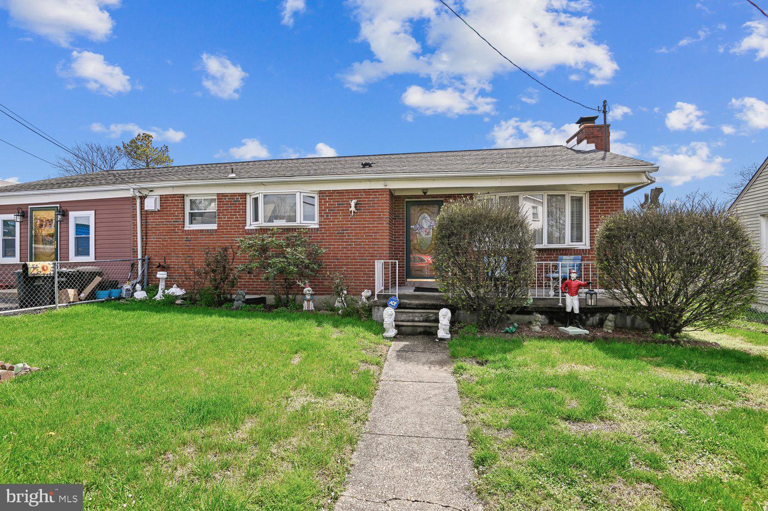 Exceptionally maintained brick rancher with basement on large lot!  Home has 2 living areas which connect to the large, updated kitchen. This is ideal for entertaining! 2 bedrooms, and 1 bathroom upstairs with beautiful hardwood flooring. Large basement has a half bath with plenty of room to add extra bedrooms if you wish and still has plenty of space for storage. **Current Owner used basement for a bedroom area. (It already has a large closet). All major systems, and roof in the home have been updated. Large deck overlooks the flat, and peaceful, fenced backyard. Shed has electric! Plenty of parking on the driveway, and on the street in front of the home. Welcome Home!!