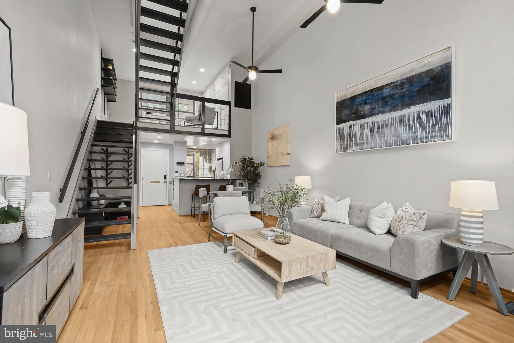 Exceptional home or investment opportunity in the heart of Logan Circle, just steps from the restaurants and shops along 14th Street and within walking distance of the Dupont Circle and Mt. Vernon Square Metro stations.  Property conveys with a garage for off-street parking! This home is not part of an HOA.

The main level features an open floor plan with a kitchen, pantry and powder room. The dining and living areas boast 16’2” ceilings and a fireplace, bordered by two full-glass doors that lead out to the rear deck for outdoor entertaining.

The second floor includes a comfortable flex space (office, media room, etc.)  and a convenient laundry closet. Upstairs on the third level, natural light pours in through a skylight, illuminating a hall bath and a bright secondary bedroom with generous closet space. The primary suite completes the level with its own en-suite bath and a wall of closets.

The ground level features a separate in-law suite with its own private entrance, offering excellent potential as a rental unit. Prior owner rented it out as an AirBnB. This thoughtfully designed space includes a wet bar complete with a mini-fridge and oven, a spacious walk-in closet, and a private en-suite bath. A light well brings in natural light, enhancing the comfort and livability of the unit.