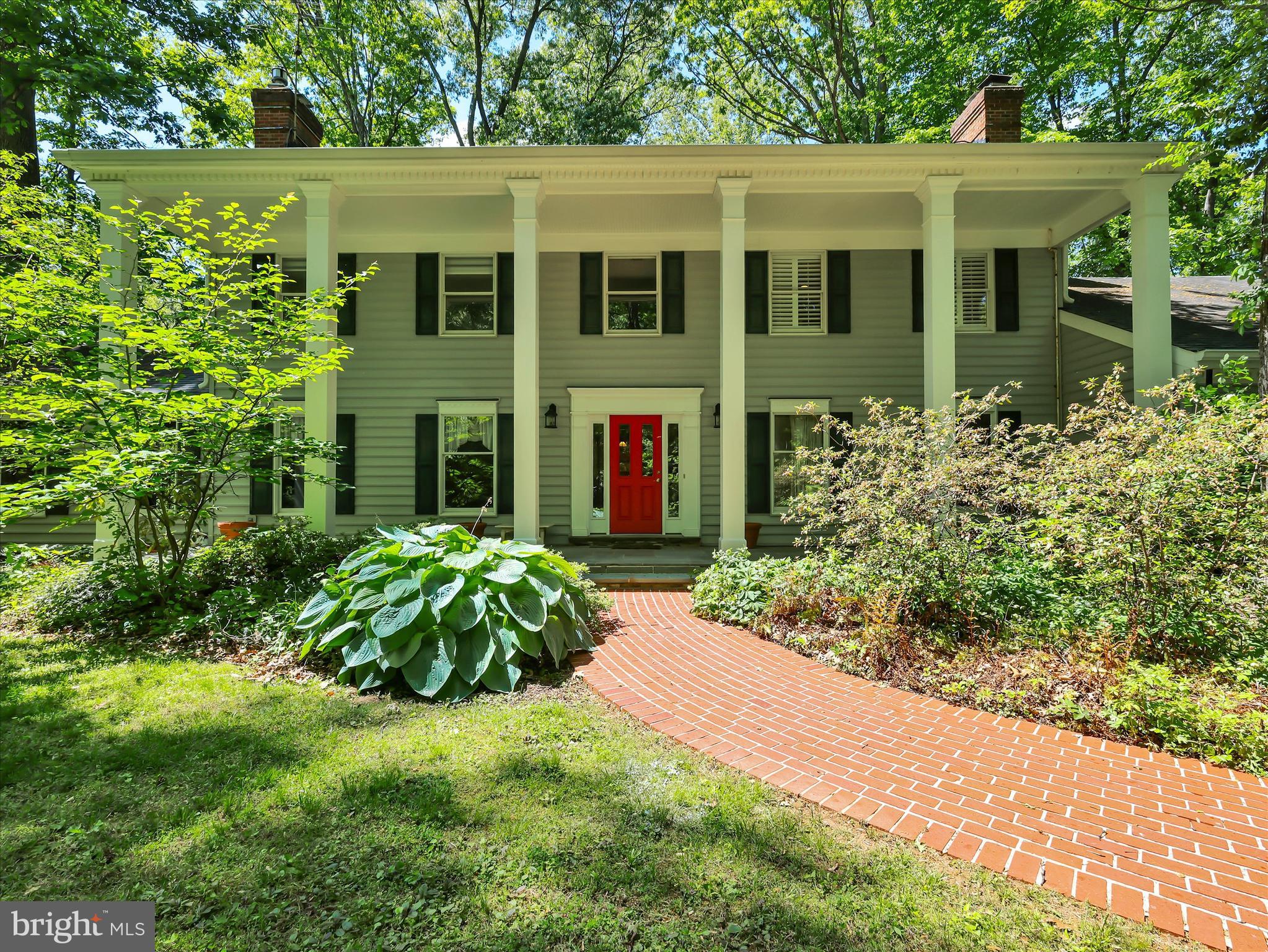 OFFER DEADLINE -- Friday 5/8/2026 @ 5:30. Decision will be made by noon 5/9/2026

Discover unparalleled tranquility at 9204 Falls Bridge Lane, nestled within quiet Potomac Station. This remarkable residence, privately set back on over 2 lush wooded acres, offers a serene escape with its own picturesque pond and cascading waterfall. A grand circular driveway welcomes you to this spacious 4000+ sq ft home, featuring a two-car garage. Inside, multiple fireplaces create an inviting ambiance, complementing the expansive living spaces. The property boasts a captivating creek meandering through its lower back yard and sprawling grounds perfect for outdoor enjoyment. Explore enchantment with private trails weaving through a woodland garden. The huge finished basement, complete with a full bath, provides versatile living options. Enjoy outdoor gatherings on the large deck or find a quiet moment on the second-floor balcony. A generous front seating porch offers another charming spot to relax. This exceptional property combines luxury, nature, and privacy, offering a truly unique living experience.