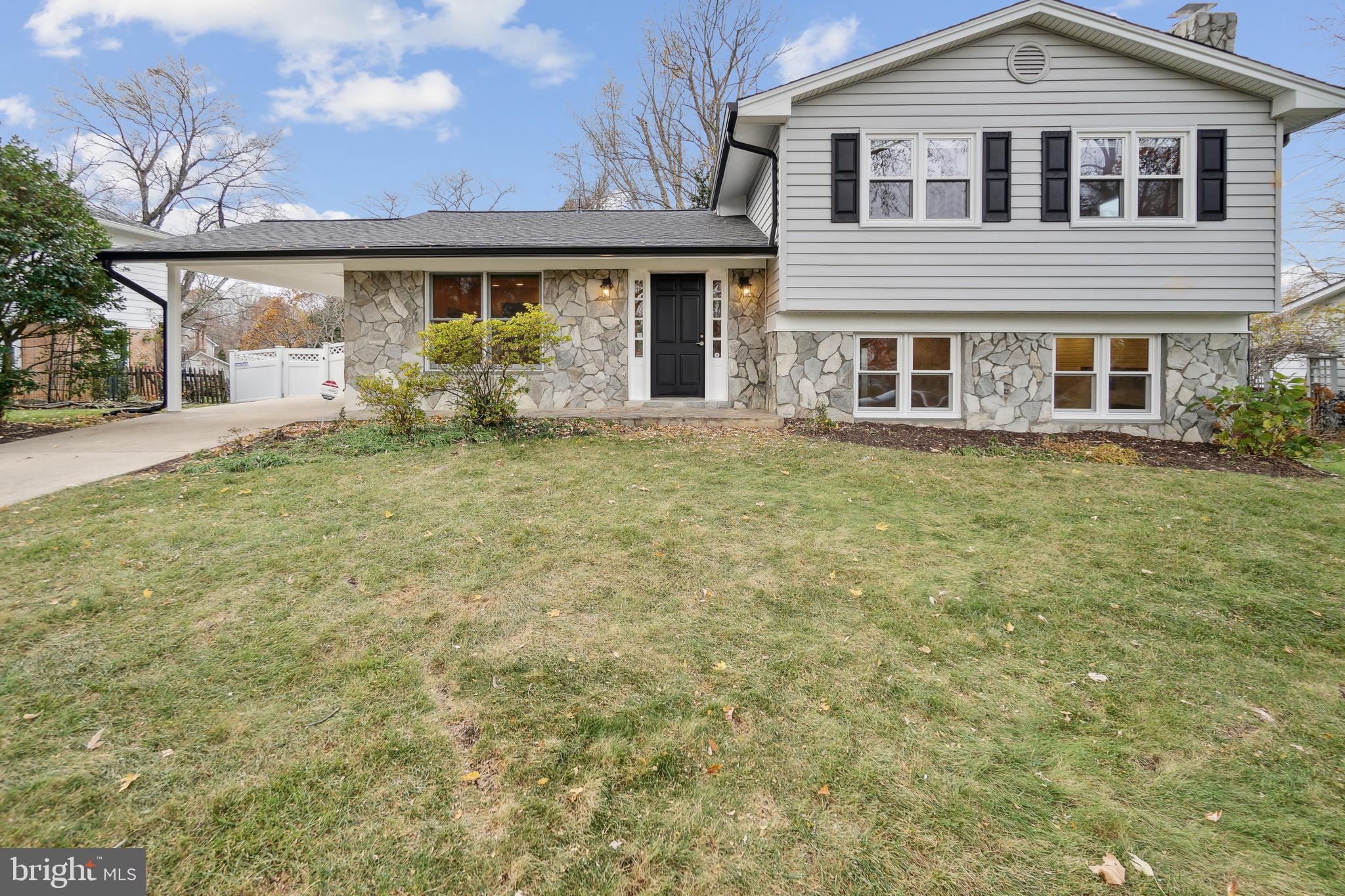 Welcome to this beautiful light-filled stone front home in the desirable Tysons Green neighborhood, located on a private and peaceful street. This property features 5 bedrooms, 3  full-bathrooms, and over 2000 square feet on a quarter acre lot. The kitchen boasts granite countertops, stainless steel appliances with double oven, and maple wood cabinets. There are hardwood floors throughout. The home has a cozy fireplace, gas heat and cooking, and a leveled fully fenced expansive backyard with flagstone patio.  The basement was recently renovated, and the entire house was recently painted. New blinds in most windows. Ducts were professionally cleaned recently. Brand new exteriors including oversized covered gutters. The location is convenient to Tysons, and less than a mile to the Spring Hill Metro Station, Walmart and many restaurants (walking path at end of cul-de-sac). Close to major roads, airports, and the mall. Westbriar Elementary is the neighborhood school and is a half mile walk. It is an AAP (Advanced Academic Placement) school. Rentspree Applications only please!
