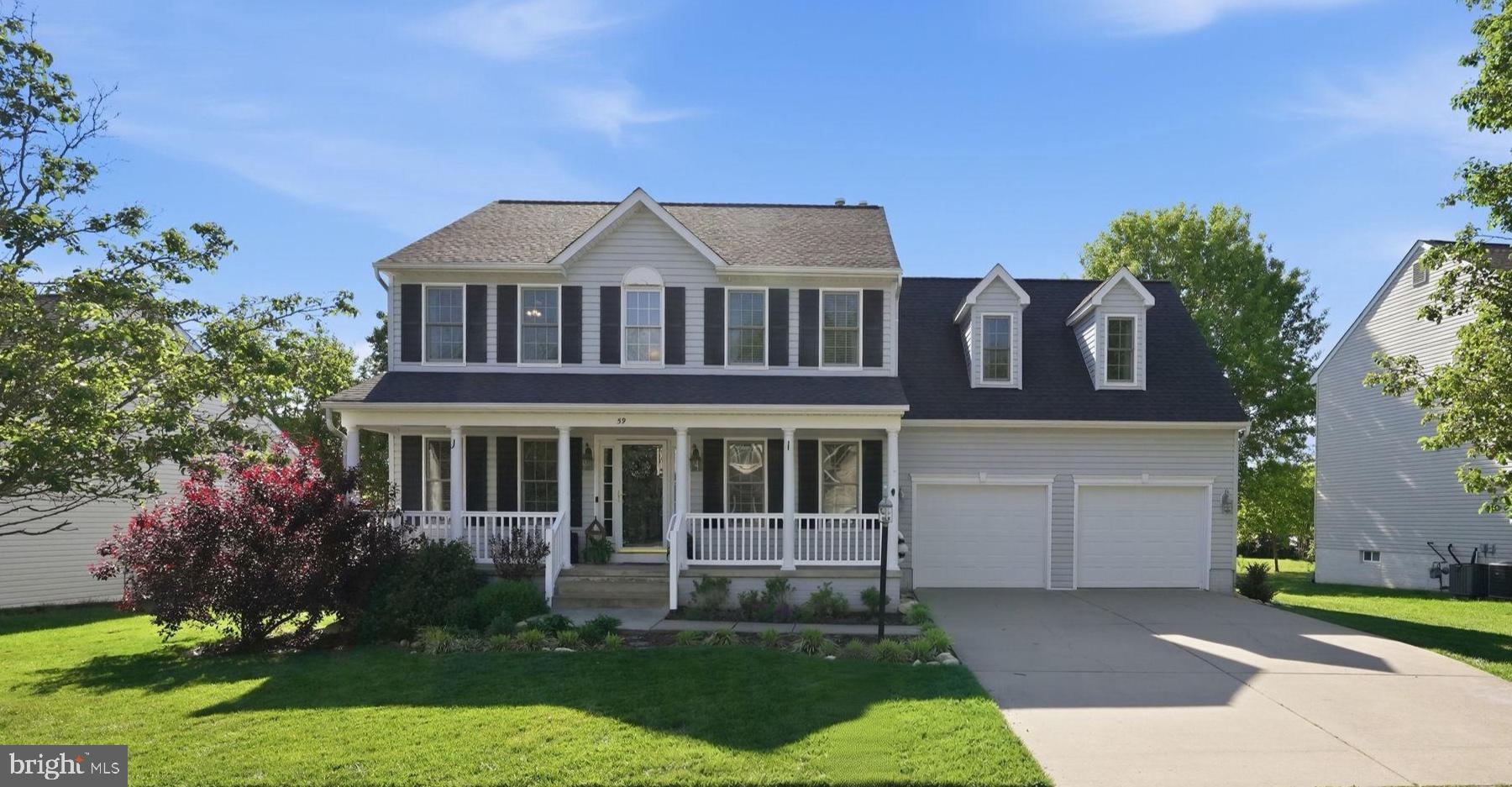 Nestled in the charming Stafford Lakes community, this exquisite Colonial-style residence offers a perfect blend of elegance and comfort. Built in 2003, this home boasts a generous 3200 square feet of meticulously maintained living space. Step inside to discover an inviting open floor plan that seamlessly connects the family room to the gourmet kitchen, formal dinning room and front office/formal living area making it an ideal space for both entertaining and everyday living. The kitchen is a chef's dream, featuring stainless appliances including a built-in microwave, dishwasher and refrigerator with screen. The family room is accented by a cozy fireplace, creating  a warm ambiance for gatherings. Ceiling fans throughout provide a refreshing breeze on warm days. With four spacious bedrooms upstairs  including a primary suite complete with a walk-in closet and luxury bath, this home offers ample space for relaxation and privacy. The main floor laundry adds to the home's functionality.  The exterior of the property is equally impressive, featuring a beautifully landscaped yard with play equipment and sidewalks that invite leisurely strolls. Enjoy outdoor living on the expansive deck and patio, perfect for summer barbecues or quiet evenings. The community pool offers a refreshing escape during the warmer months, enhancing the exclusive lifestyle this home provides. Additional highlights include a finished basement including a large Rec room with built-ins, full bath and an additional guest space. Attached two-car garage with front entry for easy access. The property is in excellent condition, ensuring that you can move in and start enjoying your new home immediately. Experience the perfect blend of luxury and comfort in this stunning Stafford Lakes residence, where every detail has been thoughtfully designed to create a welcoming and sophisticated atmosphere. This is more than just a house; it's a place to call home.