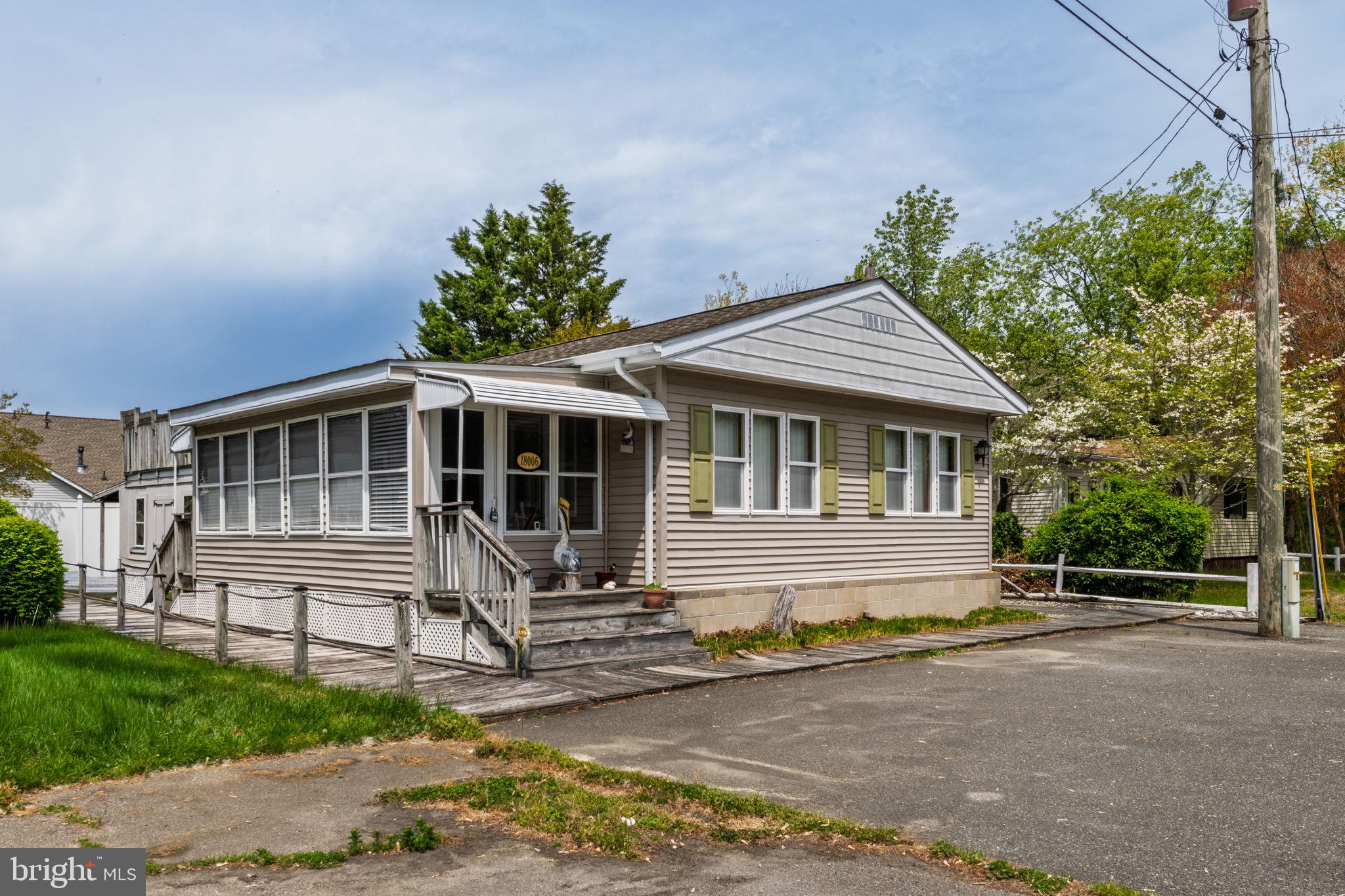Rehoboth Beach getaway with no lot rent and comes mostly furnished. This fee simple 2 bedroom, 3 bath home is close to area restaurants, shopping, movie theater, water park, and public transportation that will take you to downtown Rehoboth Beach.  The home is very well maintained.   This 960 square feet, sun room, patio, shed, low HOA fees ($60 per year).  Property is being sold mostly furnished and in "as is" condition. There are no rental restrictions in the community.  Great opportunity in a fabulous location.