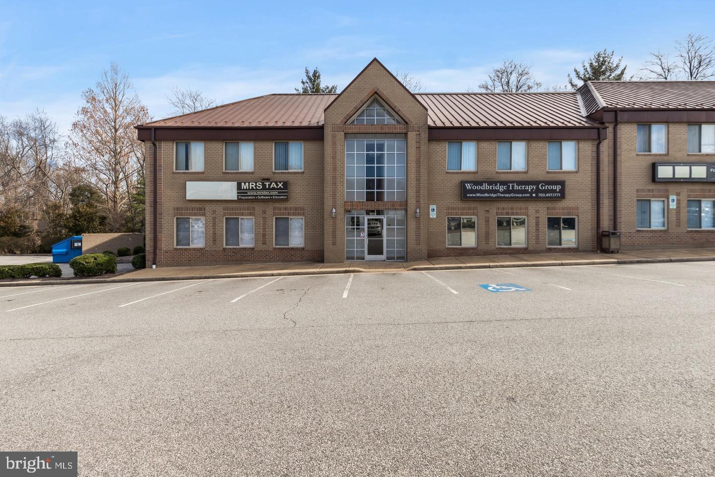 Located in the Brooke Centre Professional Center, this 1,750 sq. ft. brick office building in Woodbridge is perfectly suited for medical, professional, or investment use. The property is currently part of the four independent suites, in a 3,000 building each featuring 4–6 offices, a private bathroom, and a kitchenette. 
This second level suite has everything you need, tons of natural light, gleaming LVP floors, versatile conference room, a huge open area in the middle and plenty of offices to turn into exam rooms, gyms, offices etc. This suite also features a full bathroom for your convenience. With separate metering and individual HVAC units (all replaced in 2020), the building offers operational efficiency and ample parking for tenants and clients alike.