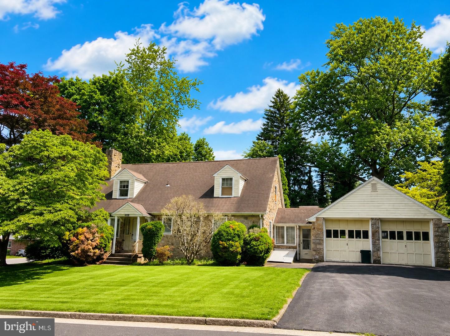 Rare opportunity in the highly desirable Glenside Gardens neighborhood! This spacious stone Cape Cod offers approximately 2,036 square feet of living space and is ready for its next chapter. The home features 3 bedrooms, 3 full bathrooms, 2 half bathrooms, an attached 2-car garage, a full basement, and a generous 9,728-square-foot corner lot.  With a flexible floor plan, a first-floor bedroom, spacious room sizes, and solid stone construction, the property offers an excellent foundation for renovation and customization. Conveniently located in the Abington School District, just minutes from shopping, dining, parks, public transportation, and major roadways. The property is being sold strictly as-is. The seller will make no repairs or improvements. Buyers are responsible for verifying all information and completing their own due diligence. Bring your vision and transform this Glenside gem into something truly special!