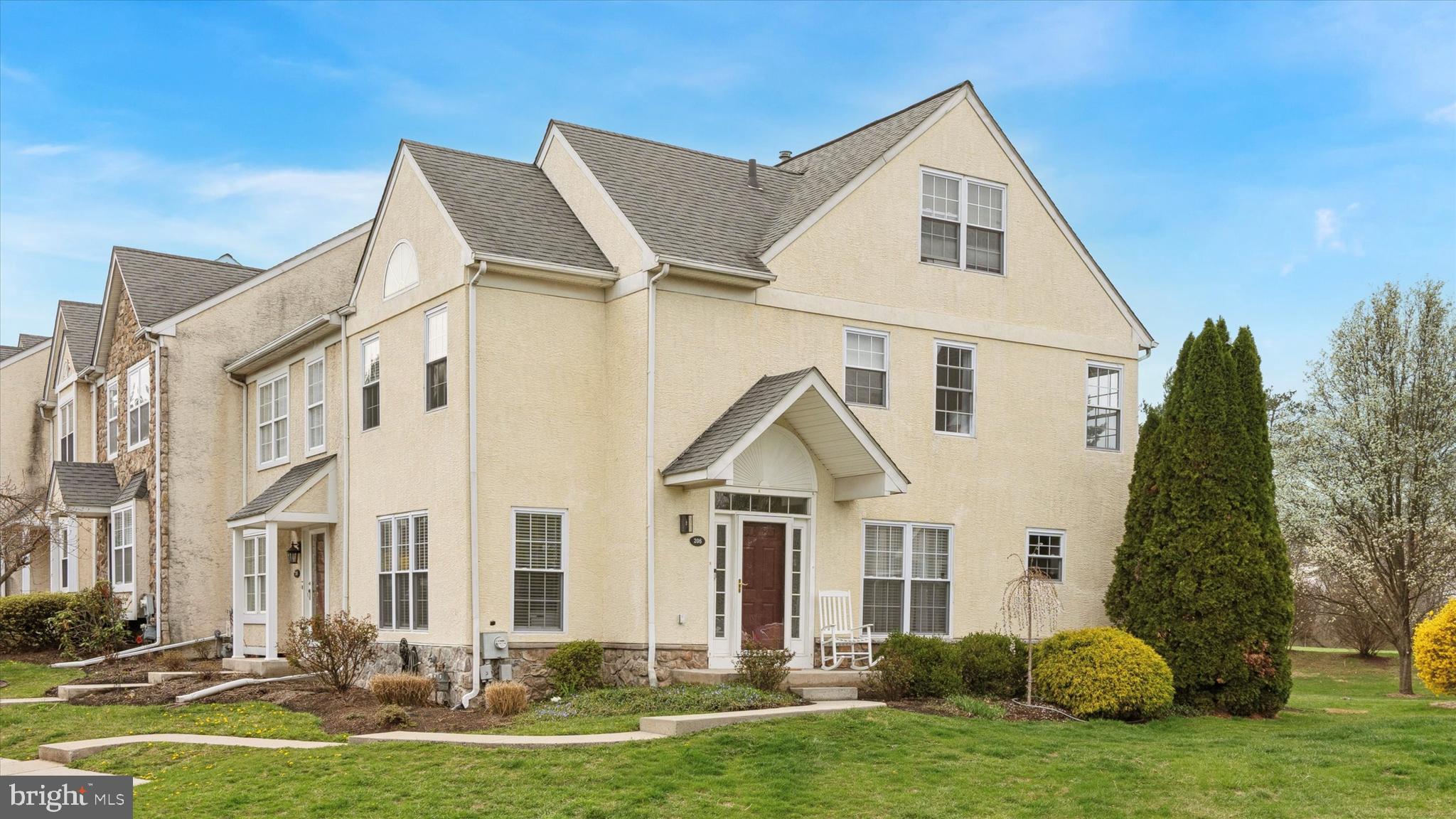 Welcome to your future home at 206 Coventry Pointe Ln, nestled in the charming community of Coventry Pointe and the desirable Owen J Roberts School District. This exquisite end unit townhouse offers a blend of comfort and style across its 1,744 square feet of living space. Boasting three spacious bedrooms and two and a half baths, this home is designed to accommodate your modern lifestyle with ease.

Step inside and be welcomed by a bright, open, and airy layout. This stunning end unit is flooded with natural light thanks to its expansive windows. Continue through to the updated kitchen, featuring sleek countertops, modern cabinetry, stylish backsplash, and recessed under-cabinet lighting. Beyond the kitchen, you'll discover a spacious and private deck, ideal for enjoying those relaxing summer days ahead.

The full basement presents endless possibilities for customization, whether you envision a cozy family room, home office, or recreational space. Additionally, the basement offers a generously sized storage room, perfect for stowing away holiday decorations.

Head upstairs to the upper level where you'll find a charming landing and the first two bedrooms. The owner’s suite is generously sized, featuring high ceilings, a double closet, and a private full bathroom. The second floor is completed by another spacious bedroom with its own ensuite bathroom. Make your way to the third level, where you'll find another generously sized bedroom

Enjoy the convenience of assigned parking, coupled with additional street parking options for your guests. This townhouse is perfectly positioned to offer both tranquility and accessibility. With its thoughtfully designed floor plan and convenient amenities, 206 Coventry Pointe Ln is ready to welcome you home. This home is equipped with a new water heater and HVAC system, both installed in 2023. Finally, enjoy the convenience of this home's location, just around the corner from the Rt 100 and 422 South on/off ramps. Schedule your private tour today as this one won't last long!