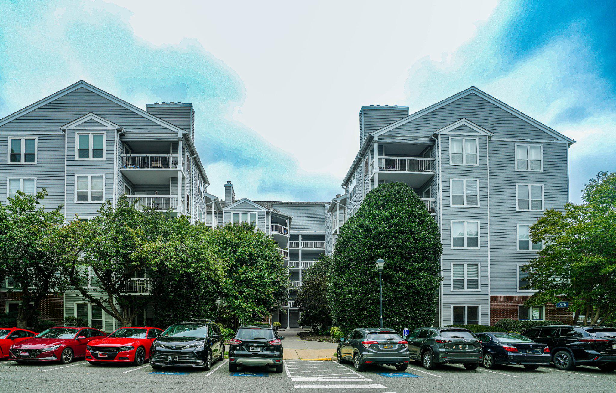 Welcome to a spacious 1 Bedroom 1 Bathroom Condo at the Four Winds at Oakton. Once exited the elevator and entered, you are greeted with a spacious living/dining room combo paved with warmth hardwood floor. Adjoining the dinner show-case an updated kitchen with beaufitul granite countertops and an elevated breakfast bar. newer stainless steel appliances (Dishwasher 2022, Fridge and Stove 2019), ceramic flooring and ample cabinet space. The dining and living rooms features a wood burning fireplace and beautiful hardwood flooring (2019). The sunroom boasts large windows providing an abundance of natural light and leads to the private covered balcony perfect for relaxing. The sunroom may also be doubled as guest room or served as a cozy office. In-unit laundry (NEW washer/dryer in 2023). NEW HVAC in 2022. NEW electric panel in 2020. Alexa-enable programmable thermostat (NEW in 2020). The bedroom rounds out this amazing space featuring wall to wall and freshly steammed clean carpeting, generous closet space and lots of natural light. Plenty of owner and guest parking. Four Winds at Oakton offers residents great amenities including a community center, pool, fitness center, playgrounds and walking paths. You can lighten your load of grocery by enjoy a brief ride in the elevator within few steps of the unit. Minutes to I-66 and Rt. 123, the Vienna Metro, the Oak Marr Rec Center, shops and restaurants. Four Winds at Oakton is served by a highly rated school district.