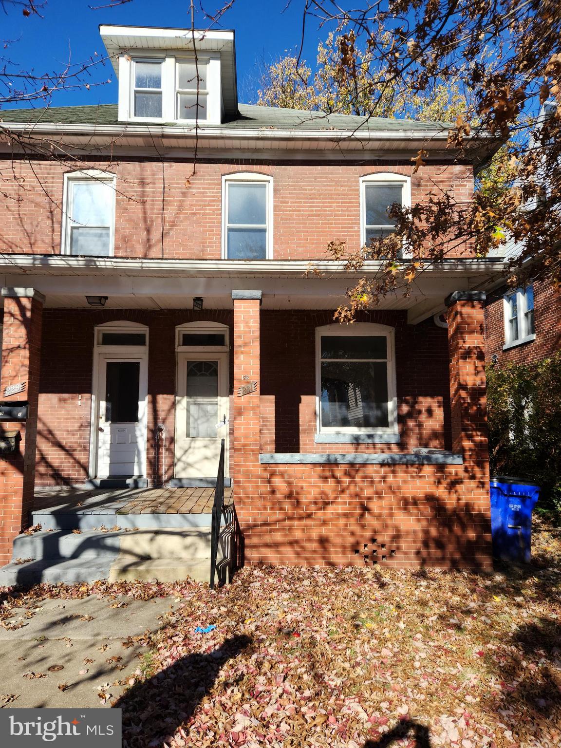 Attention Investors Rehab & Resale! Or Buyer Who Is Able To Put In Sweat Equity And Have A Great Home Or Later Sell And Use The Equity To Trade Up/Buy Their Next Home.  Great Features & Potential But Needs Rehab.  All brick 3 level 1/2 Double.  Covered Front Porch, Large Living Room, Formal Dining Room With Bay Window, Eat-In-Kitchen, Pantry, Vinyl Sided Enclosed Porch/Mud Room. 3 Bedrooms And 1 Bath.  Walk Up Finished Attic. Basement Has A Concrete Floor. The Back Bedroom Exits To Porch That Overlooks The Back Yard. Good Size Back Yard With Off Street Parking.  It Has A Newer Furnace And Newer Hot Water Heater.