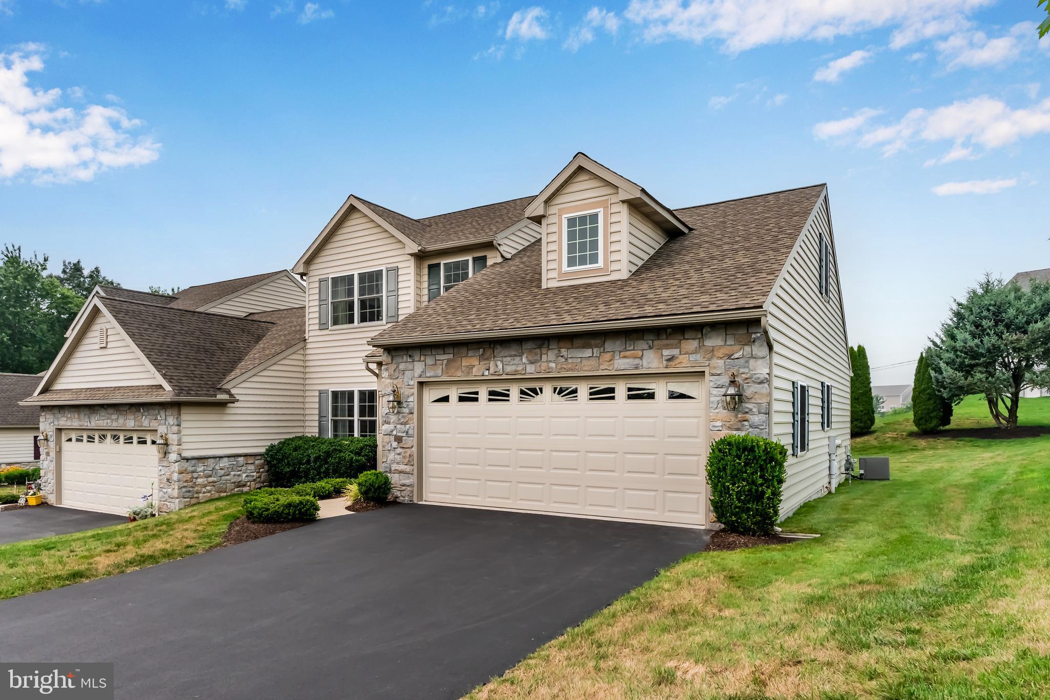 Welcome  home! Located in the desirable Woods Edge community of Elizabethtown. Built in 2015, this traditional-style residence offers just over 1900 square feet of thoughtfully designed living space featuring 3 bedrooms and 2.5 bathrooms.  Enjoy  quiet evening on your beautiful  composite deck with a retractable awning. The unfinished basement provides endless possibilities for future expansion, whether you envision a recreation room, home gym, office, or additional living space. An attached front-entry garage, driveway parking, offer convenience for homeowners and guests alike. Enjoy low-maintenance living with the HOA covering lawn care, snow removal, and common area maintenance, allowing you more time to enjoy all that the area has to offer. Conveniently located near local parks, shopping, dining, schools, and major commuter routes, this move-in ready home is one you won't want to miss. Schedule your private showing today!