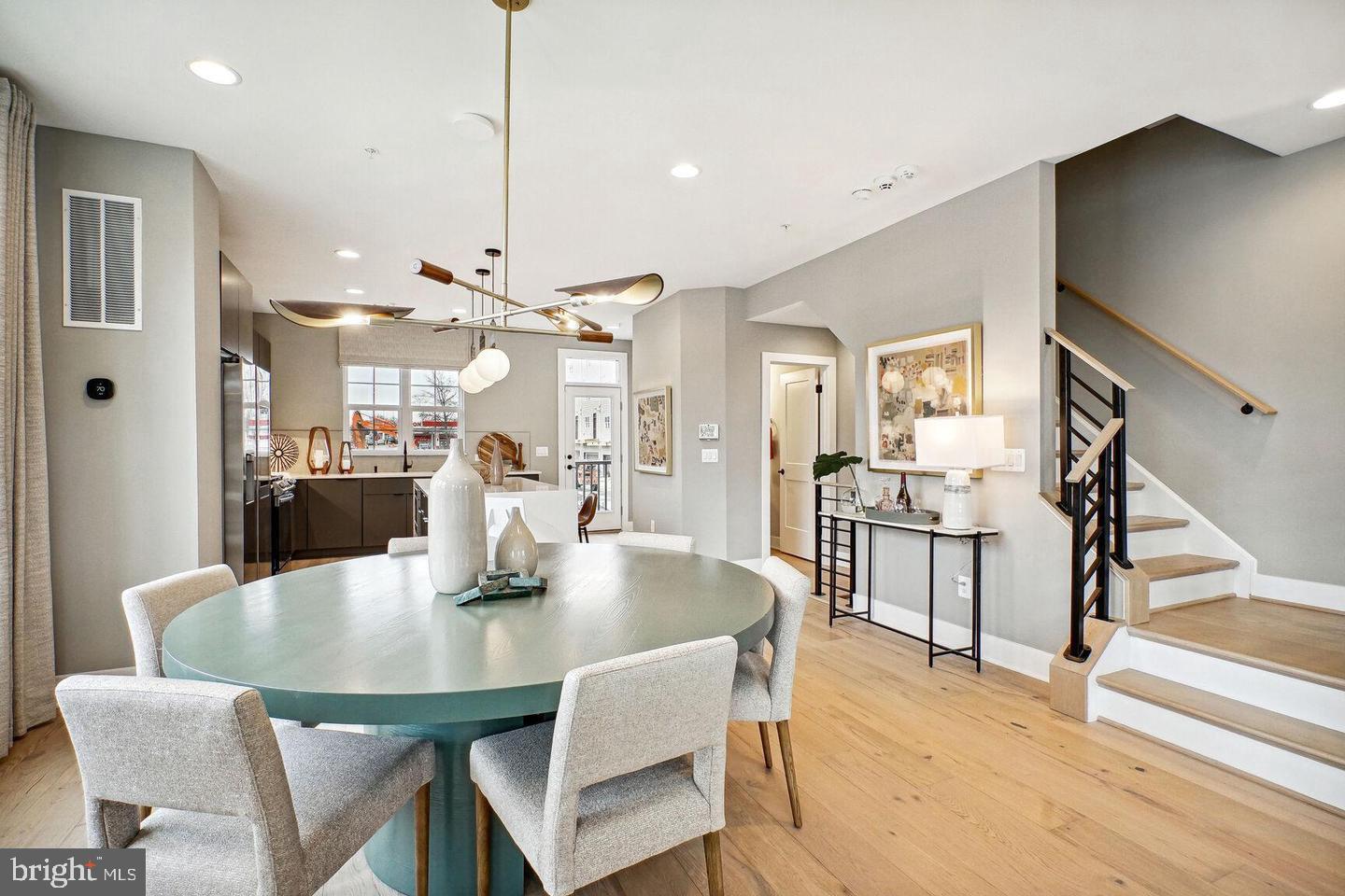 Brand New End unit townhouse in a popular and super convenient location that is  just minutes to Fairfax INOVA hospital and Falls Church City amenities! Quick access to I-495 and R-50 to DC. One the quiet side of the community (no retail customer parking allowed immediately to the unit). 4 bedrooms 4.5 bathrooms and each bedroom has its own ensuite bathroom! WiFi extender pre-installed on all 4 levels,  perfect for working from home! 1br 1ba and 2-car garage on the main floor. Open floorpan with a modern kitchen and a lot of windows on the 2nd floor, which offers a large living room and dining area. A deck is next to the kitchen. 2 br 2ba with clothes washer and dryer on the 3rd level and another 1br 1ba and recreation room on the top floor with access to a roof top terrace with open views! Don't miss the opportunity to become the first person to living in this brand new home!! Curtains or blinds will be installed before occupancy. Professionally cleaned. No move-in and move-out fees. Pet case by case, $100/month pet rent. $500 pet deposit.  Application fee: $55/per. Please ask listing agent for online application.