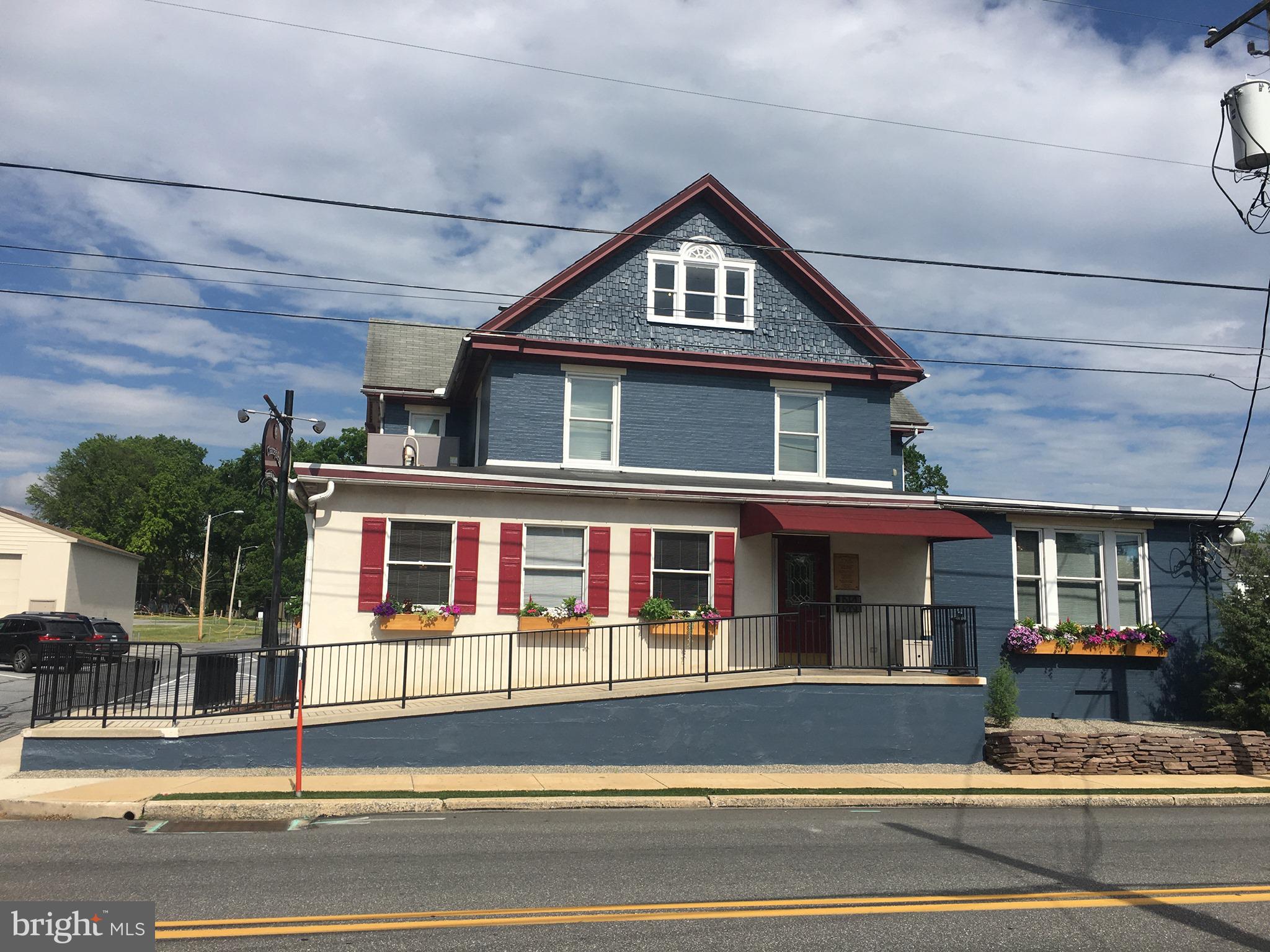 Established Restaurant and Tavern in East Petersburg. Recently refreshed inside and out. Main floor features  a 21 seat bar and dining rooms that have seating for an additional 99 patrons. There is also a room for private parties and meetings on the 2nd floor that has an 8 seat bar and seating for 36.  Parking is available for 70 cars. Located on Rt 72 in downtown East Petersburg near the community park, This operation is completely turnkey. Equipment list and property information sheet are attached. This is a great opportunity for someone to operate an existing concept or make it their own.