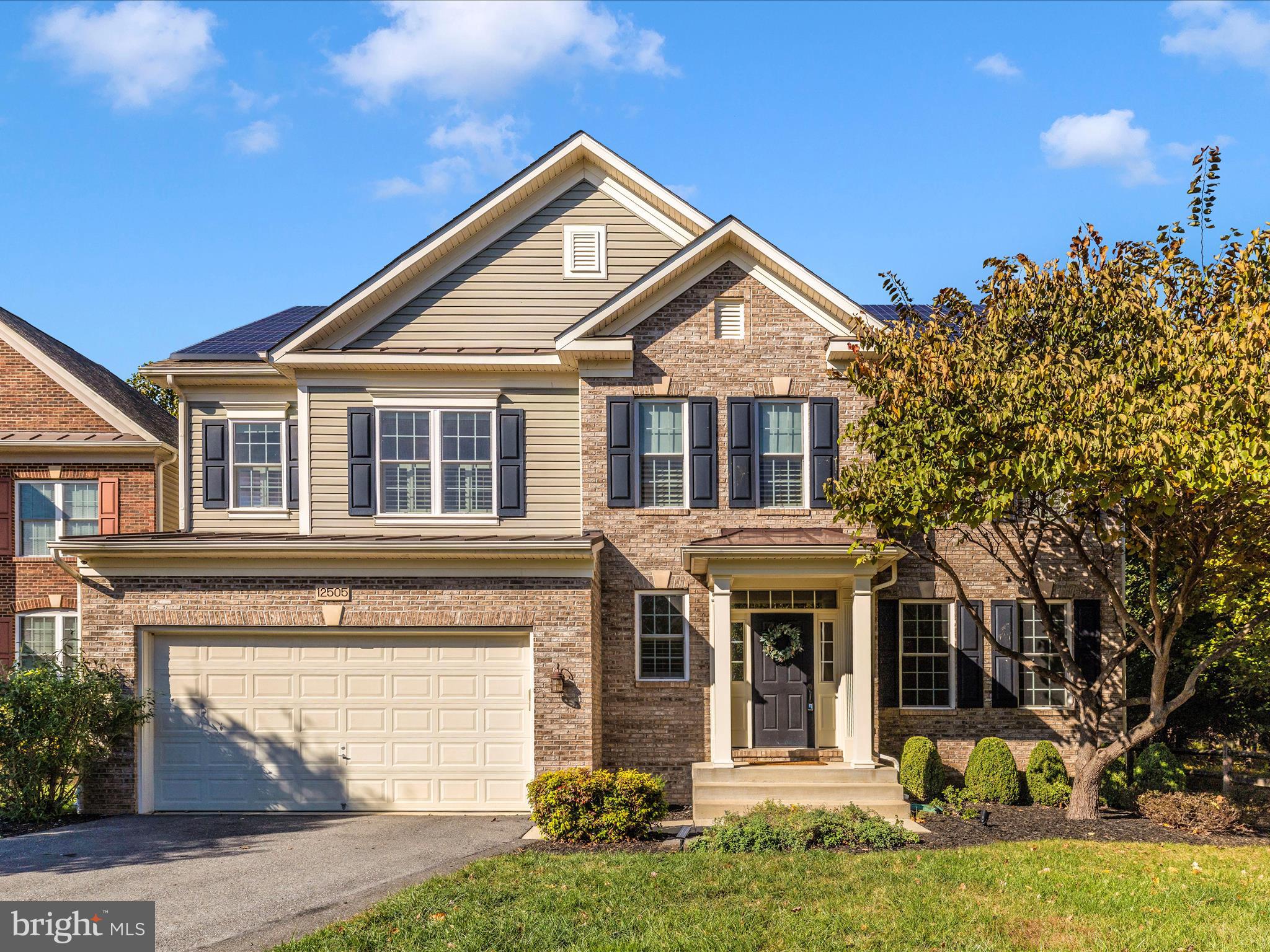Welcome to this spacious 4-bedroom, 3.5-bath colonial tucked away on a quiet cul-de-sac in the sought-after Hallman Grove community. This entertainer’s dream offers a private backyard retreat featuring an in-ground pool, IPE Hardwood lumber deck, and firepit—perfect for outdoor gatherings and relaxation.

Inside, the home features gleaming hardwood floors on both the main and upper levels and impressive 10’ ceilings on the main level. The gourmet kitchen is equipped with granite countertops, stainless steel appliances, gas cooktop, wall oven, built-in microwave, pendant lighting, and recessed lights. A bright sunroom off the kitchen leads directly to the backyard. The formal dining room includes crown molding and chair rail, while the living room and family room with a gas fireplace offer ample space for everyday living and entertaining.

Upstairs, you'll find four spacious bedrooms and three full baths, including a shared bath between bedrooms 2 and 3. The primary suite is a true retreat with two oversized walk-in closets and an en-suite bath that includes a soaking tub, separate shower, and dual sink vanity. The upper-level laundry adds everyday convenience.

The finished, lower level features LVP flooring, two cozy recreation areas, a separate office, utility room, workshop, and abundant storage space.

Additional upgrades include fresh paint, new carpeting, and a 2-car garage. Ideally located near major commuter routes and local amenities, this home combines comfort, style, and convenience.