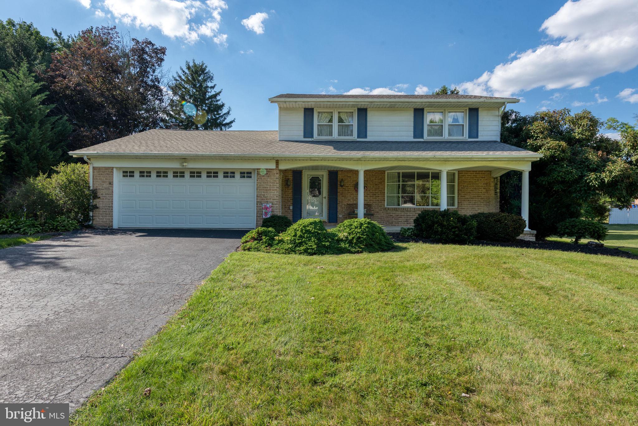 Welcome to this solidly built, nearly 2,000-square-foot gem!  Nicely situated in West York near the Briarwood Golf Course.  Inside, you'll find spacious rooms and a thoughtful layout designed for comfortable everyday living.  This fantastic home features a welcoming living room, a nice eat-in kitchen and spacious dining room for your enjoyment!  The property also features a cozy family room with a fireplace,  which is great for gatherings! The bright sunroom offers the perfect spot to enjoy your morning coffee or relax with a good book. Venture outside to a large patio, ideal for entertaining family and friends, while the expansive backyard provides endless possibilities for play, gardening, or creating your own outdoor oasis. The second floor layout is traditional and convenient with the primary bedroom offering a peaceful retreat with an attached full bath.  In addition, you will see a partially finished basement that provides extra room for a recreation area, home office or hobby space , along with ample storage.  An oversized two-car garage offers plenty  of room for vehicles, tools and equipment.  A shed is also on the property for overflow! Plus Dunedin Park is just a quick walk away!  Combining quality construction, generous living space, abundant storage, and an outstanding backyard area, you will want to see this one!!!