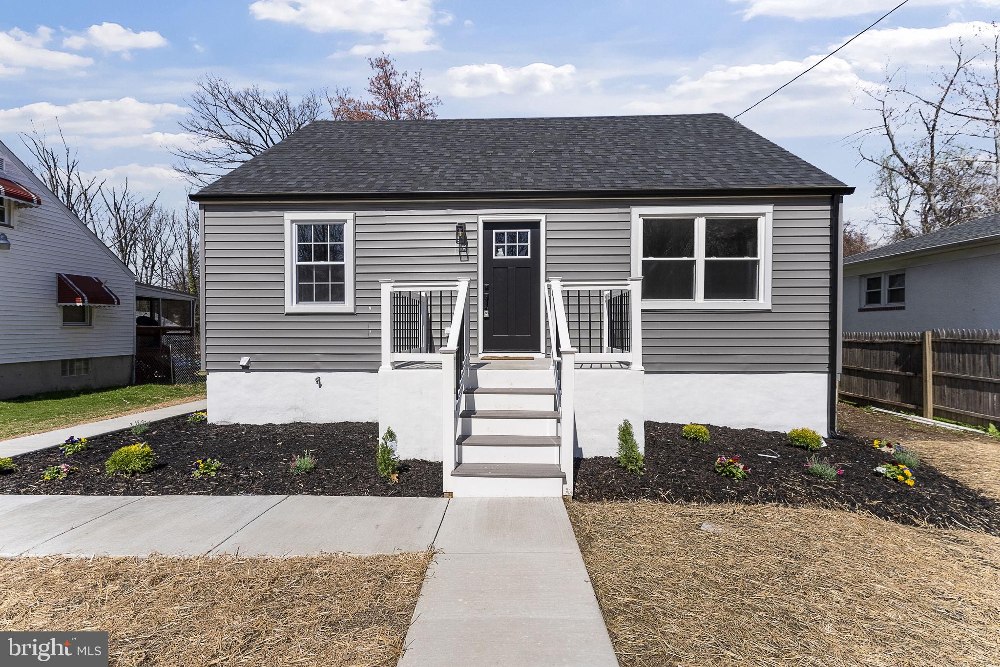 Welcome to 8310 Karl Ave! This beautifully renovated Cape Cod home offers 3 bedrooms, 2.5 bathrooms, and nearly 2,000 sq. ft. of living space. The main level boasts an open floor plan with brand-new flooring, a bright living room, a formal dining area, a spacious bedroom, and a fully renovated bathroom. The stunning kitchen features soft-close wood cabinetry, quartz countertops, and stainless steel appliances. Upstairs, you'll find two generously sized bedrooms and a newly updated full bathroom. The finished lower level provides additional living space with a versatile family/rec room, a laundry room, and convenient exterior access to the backyard. Step outside to enjoy your private backyard, perfect for entertaining. Ideally located near shopping, dining, and major commuter routes, this home offers both comfort and convenience. Don’t miss this incredible opportunity. Schedule your showing today! Major updates include: Kitchen, flooring, bathrooms, paint, electric, plumbing, roof, HVAC, water heater, driveway, windows, doors/trim, and siding.