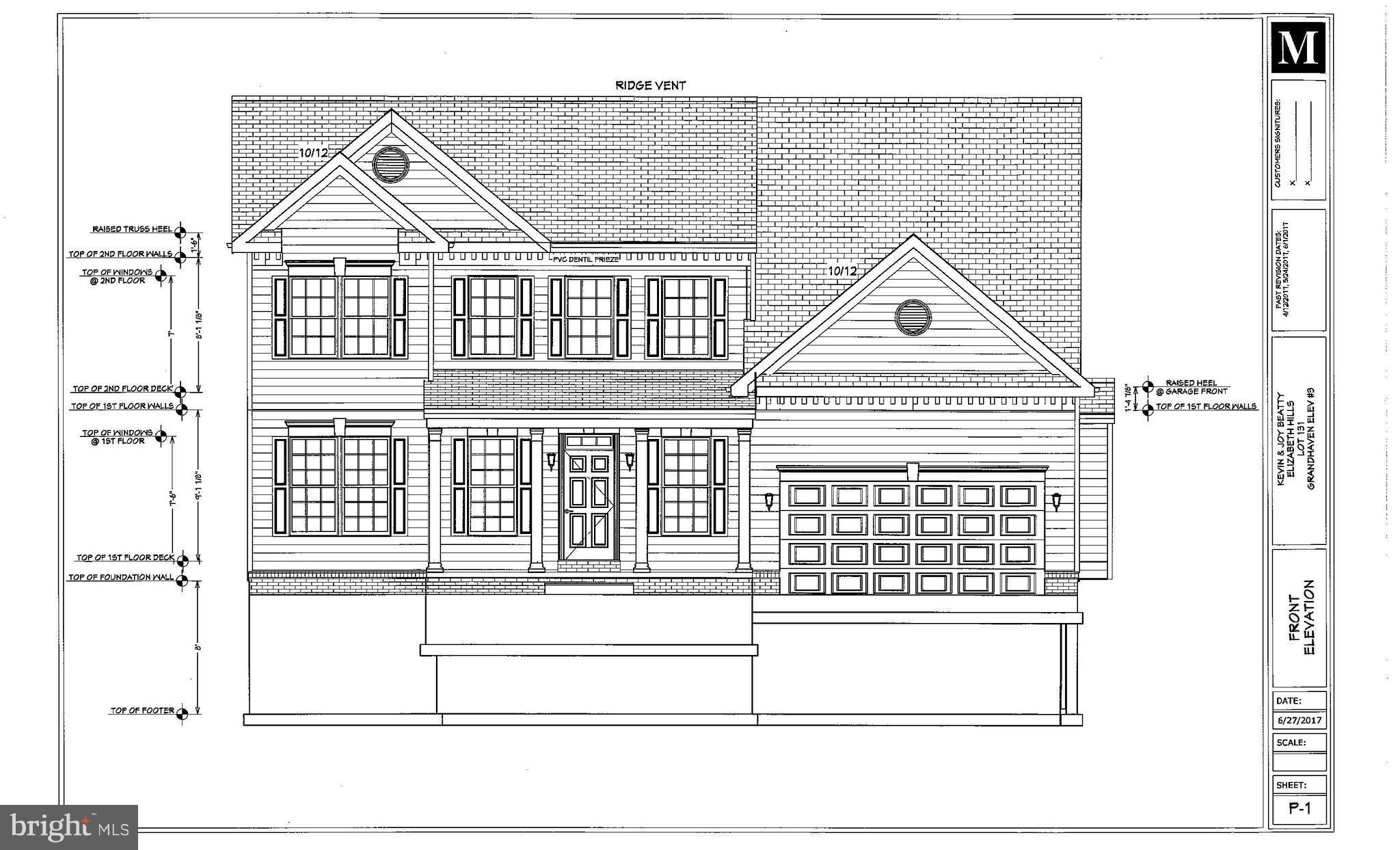 Sold & Settled Grandhaven #3 with revised upper level and partially finished basement. Home will be Energy Star certified with upgraded cabinets throughout, granite kitchen counters, stainless steel appliances.