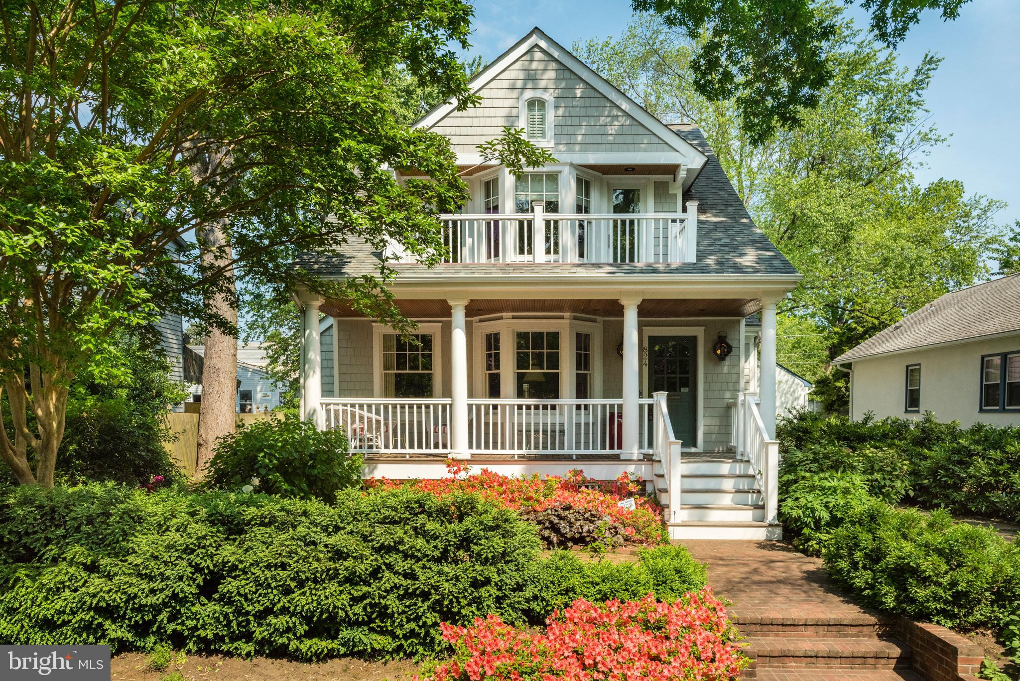 Warm and inviting with beautiful details best describes this Eastport home with Nantucket exterior appeal plus a sophisticated but comfortable interior.                                                                                  The home was newly renovated/built in 2006 but many updates/finishes were added after the owners moved in. American Cherry flooring throughout, built-ins in LR and FR, marble, granite, molding details, French Doors, Anderson Windows, lovely lighting....these are only a few of the many high end details found in this home.                                  The Dining Room is just the right size, the Chef's Kitchen is everything you would want in your kitchen....double sinks, great work space and storage, built in desk area, pantry, upgraded appliances including a 6-burner stove with grill and excellent lighting. The Kitchen opens up to the Family Room that showcases bookcases and an irresistible fireplace with French doors that lead to the outdoor space. The main floor also includes a powder room and wet bar.                                                                The second floor is accessed by a lovely staircase with the focus on the master bedroom with walk in closet, vaulted ceilings, and a relaxing, spacious, master bathroom with double sinks, marble flooring, soaking tub, separate shower, all wrapped in spa like colors. The two other bedrooms on this level are large with the same flooring, vaulted ceilings, and a shared bathroom. The laundry room is on this level and there is also a spacious landing ....great light on the landing.                                    Back to the main floor...from the Family Room the present owners decided to add French Doors leading to the detached garage. The backyard hardscape was added after purchase and the stone patio is a delightful walkway to the garage/studio, The backyard is fully fenced and landscaped, plus there are 2 side yards for additional gardening if desired.                                                                               The 2 car garage is accessed, by car, from the rear and there is also an additional parking space outside the garage. The studio above the garage is finished at the same level of finish as the house and is outstanding. This space has beautiful details, flooring, windows, full bathroom, built-ins....it's beyond other studio/garage finishes.                         There is a full, unfinished basement that is plumbed for a bathroom.  This property is very special....refined elegance with casual beauty. Dual Fuel Heating and Whole House Generator w/load shedder, plus a sophisticated security system with RING doorbell and motion lights, 2 IPE  wood decks on front and back porches. COFHOC
