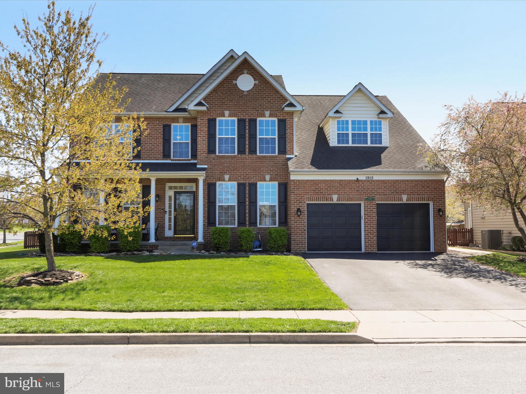 OFFER DEADLINE: TUESDAY, APRIL 15TH AT 8 PM. Searching for a picture-perfect home in a sought-after location? Look no further! You will fall in love with this updated home in Clover Ridge with over 5,200 sq. ft. of finished living space. Stepping into the two-story foyer with stained hardwood flooring, you will be impressed with the soaring 2-story ceiling and dual oak staircase. A formal living room and dining room are positioned in the front of the home. Straight ahead is a spectacular 2 story, 22’ x 16’ family room with fireplace, that leads to a gourmet kitchen that opens to a 16’ x 10’ sunroom with a cathedral ceiling. A private home office is tucked away in the corner of the main level for added privacy. You will appreciate the granite counters and subway tile backsplash (2021), stainless steel appliances (complete with a 5-burner gas stove) and 42" cabinets. A first-floor mudroom and separate laundry room is just off the garage. Upstairs are 4 bedrooms and 2 full bathrooms. The huge owner's suite must be seen to be appreciated and includes 3 walk-in closets, (the largest one is 11’ x 10’). The spacious master bathroom with tile flooring offers a large soaking tub, shower (shower door replaced with a new frameless shower door since initial photos taken), and double vanities. To top it off, there is an 8’-6” x 8’ sitting room. On the basement level, “NEW” luxury vinyl plank flooring was just installed in the finished rooms. This level includes 1,450 sq. ft. of additional finished living space that includes a 30’ x 15’ recreation room, plus 4 other large, finished rooms and a 20’ x 15’ unfinished storage room. In the backyard, you will love the outdoor entertaining space: an oversized concrete patio and take note that the backyard is fully fenced in.  Additional upgrades include “NEW” garage doors, “NEW” furnace, “NEW”  CAC unit, and “NEW” hot water heater. You will love the convenient short walk to the community outdoor pool during the summer.  Just minutes to downtown Frederick, several grocery stores including Wegman's, shopping, restaurants, gyms, coffee shops and commuter routes. This home has it all!