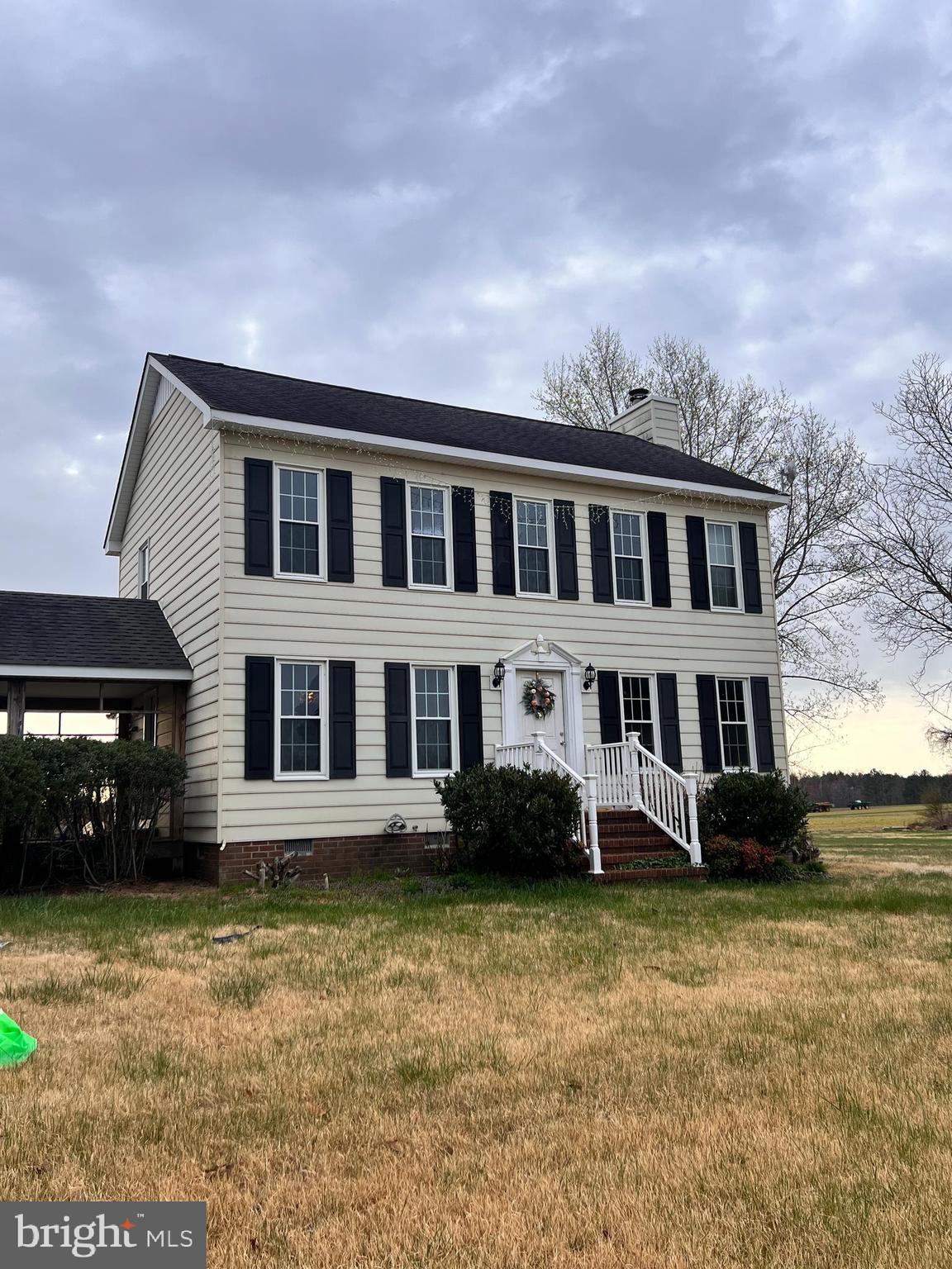 Surrounded by farmland and sitting upon a knoll, this classic 3 bedroom, one-and-a-half bath farmhouse offers peaceful country living on 2 acres.  Featuring a cozy fireplace, a breezeway connecting the home to a spacious 2-car garage, and plenty of potential, this property is perfect for those looking to embrace a rural lifestyle.
Being sold as-is-all inspections are the responsibility of the purchaser. Don't miss the opportunity to make it your own.