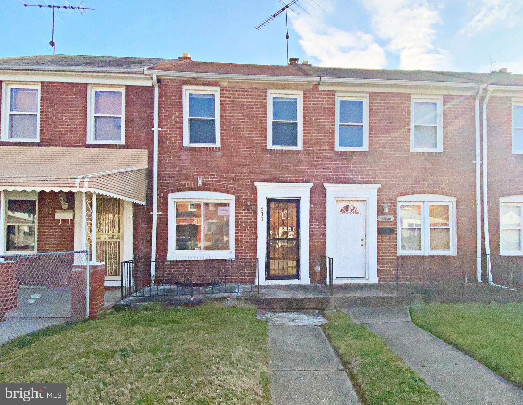 A wonderful opportunity to own  this  solid brick townhome in the water-oriented community of Cherry Hill.  Upon entry, you will be welcomed with spacious room sizes, carpet and hardwood flooring, a formal living room and an updated kitchen with granite countertop, wood cabinets and appliances. When you walk upstairs, you will find two bedrooms with built-in closet, and a full bath with soaking tub. While the full basement  has plenty of living space and storage .  Home is a few blocks away from Cherry Hill Park and  MedStar Harbor Hospital, and has easy access to the pier, harbor, and marina. Schedule a showing today experience the convenience and comfort this property has to offer!