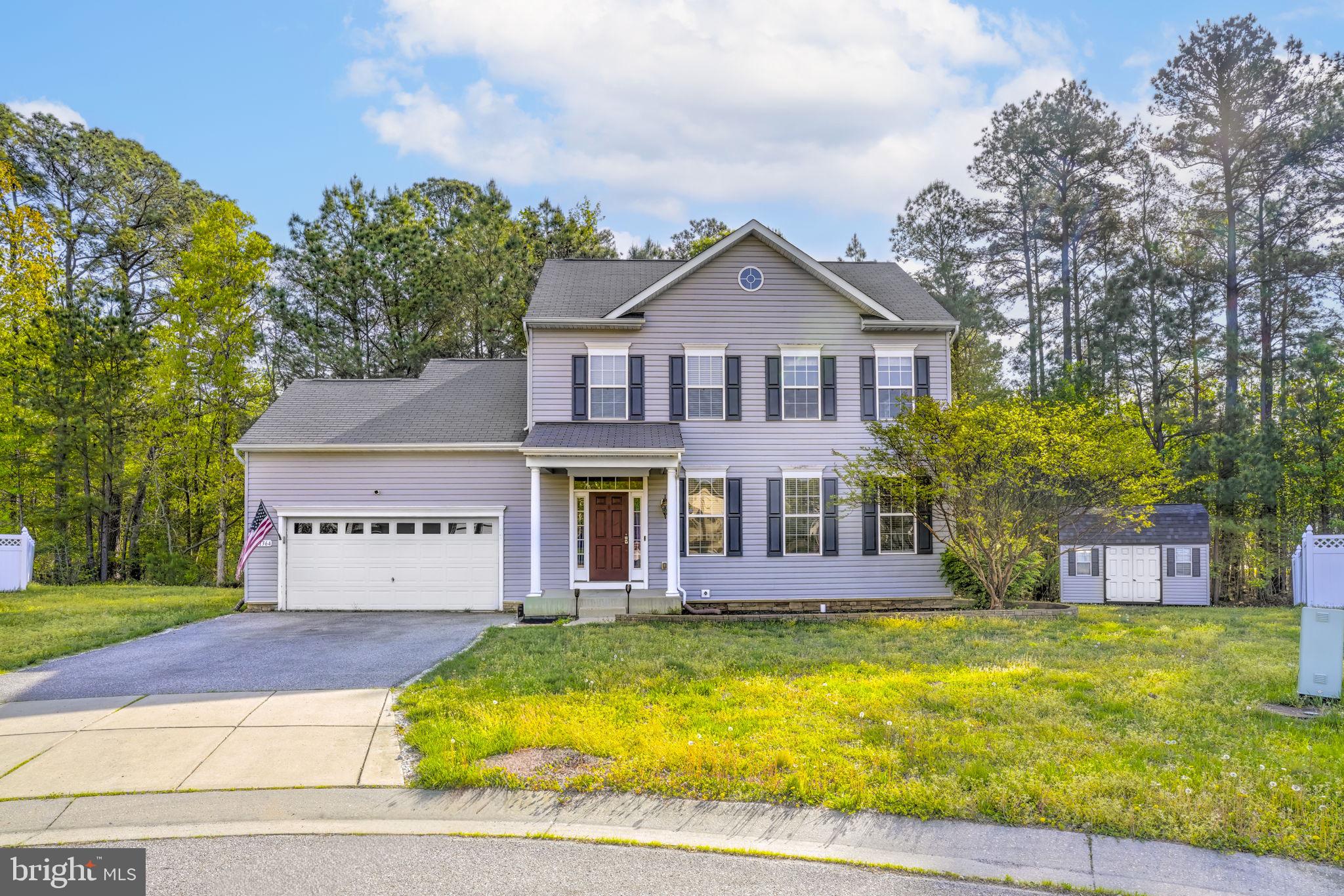 Welcome home to this lovely 3-bedroom, 2.5-bath Colonial situated on a quiet cul-de-sac in Southwoods. This home offers an ideal blend of comfort and accessibility. Step inside to find a spacious kitchen designed for entertaining, featuring granite counters, abundant storage space, a pantry, and a large central island. Select rooms are upgraded with new LVP flooring. The primary suite serves as a restful escape, complete with a full ensuite bath and a walk-in closet. Relax outdoors on the deck overlooking a private, wooded backdrop. Commuting is simple with an easy drive to PAX River (Gate 3). Enjoy endless recreation with nearby beaches, golfing, shopping, and local parks, including Point Lookout State Park and Lancaster Park, which includes a dog park.