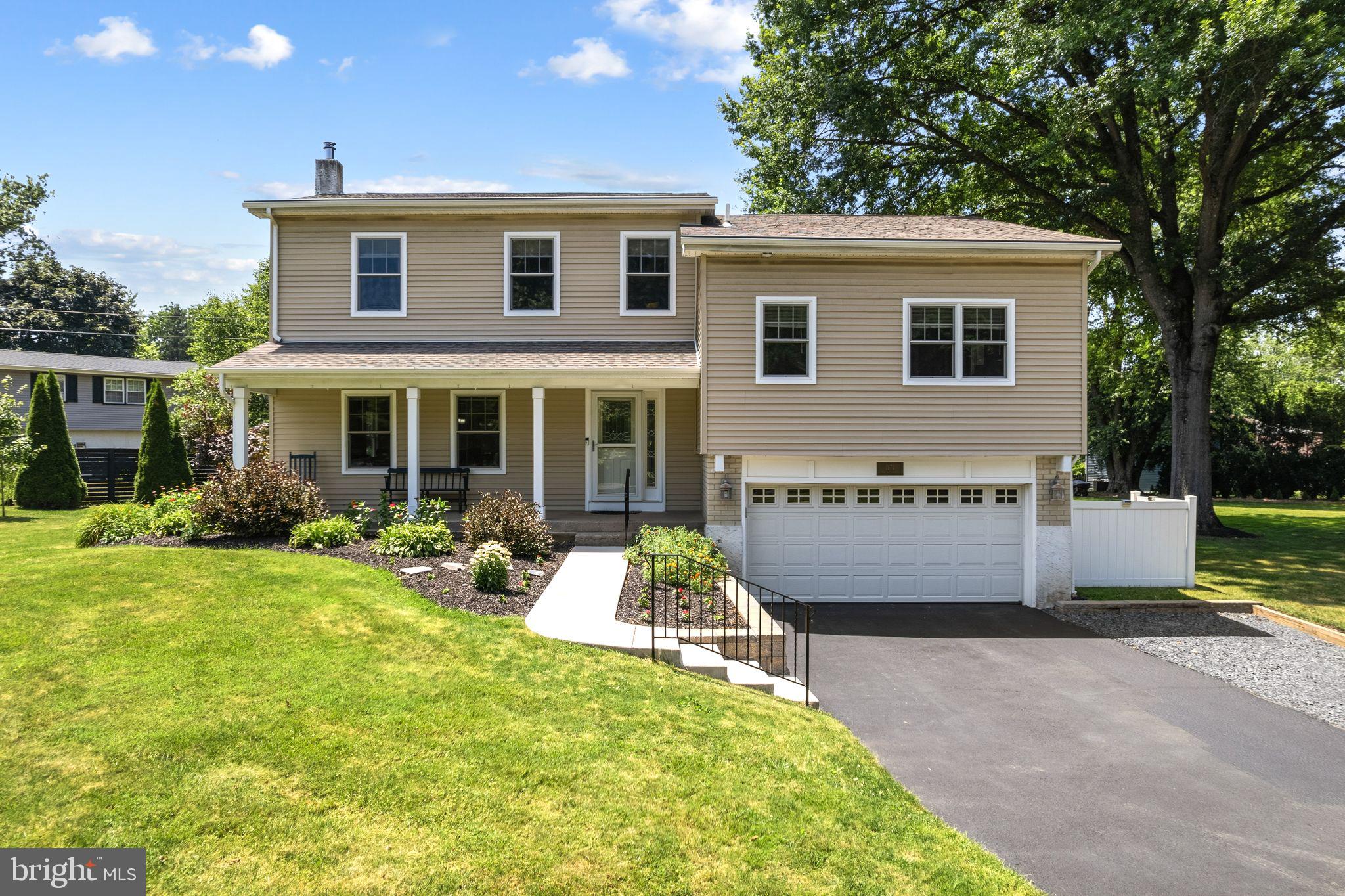 Welcome to 1674 Fort Washington Avenue! Located on a massive 0.69-acre corner lot in the Upper Dublin School District, this beautifully updated, freshly painted split-level home is completely move-in ready. Featuring 4 bedrooms, a 5th bonus room perfect for an office, and 3.5 baths, the spacious layout is highlighted by a major 2016 addition that added two large bedrooms with walk-in closets and a full bath, alongside a new roof, siding, windows, and Heat pump/AC. The fully remodeled kitchen (2018) flows seamlessly into a cozy family room with a wood fireplace, opening up to a patio and expansive back deck perfect for entertaining, with a beautiful garden situated at the back of the lot. Complete with a 2020 water heater, an EV-ready attached garage, a backup generator plug, a lifetime warranty Gutter Helmet system, and quick access to Route 309 and the PA Turnpike, this home has it all. Coming Soon so schedule your tour awhile today!