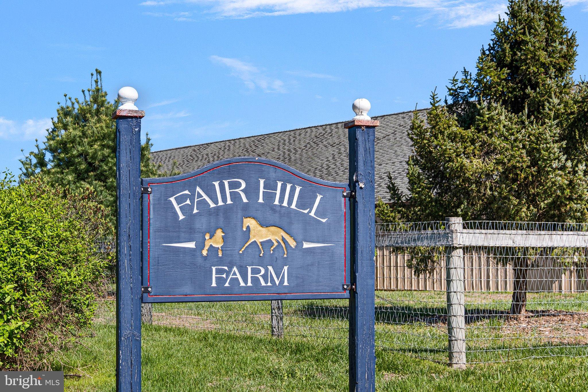 Fair Hill Farm is a lovely 28 acre well designed horse farm located west of the internationally acclaimed equestrian community from which it takes its name. 
 
Gently rolling and private on a dead end road the farm possesses 33 stalls in two center aisle barns with foaling stalls, large tack room, and easy access to paddocks and larger fields with water and 7 run-in sheds. 
 
Additionally, the farm features an outdoor dressage arena 66 x 198 with sand and rubber footing and a small indoor arena across from the barns. There are several ancillary buildings housing equipment and storage, and covered dog runs near the house.  
 
The main home is a 1974 brick one story home of approximately 5000 sq ft. finished featuring 5 bedrooms and 4 ½ baths highlighted by a large incredible enclosed pool room with wood walls and wood cathedral ceiling, hot tub, kitchen, and bath - an unbelievable indoor oasis. Additionally, there is a two bedroom cottage and a 1 bedroom apartment convenient to the barn complex. This farm is a must see for the serious equestrian.