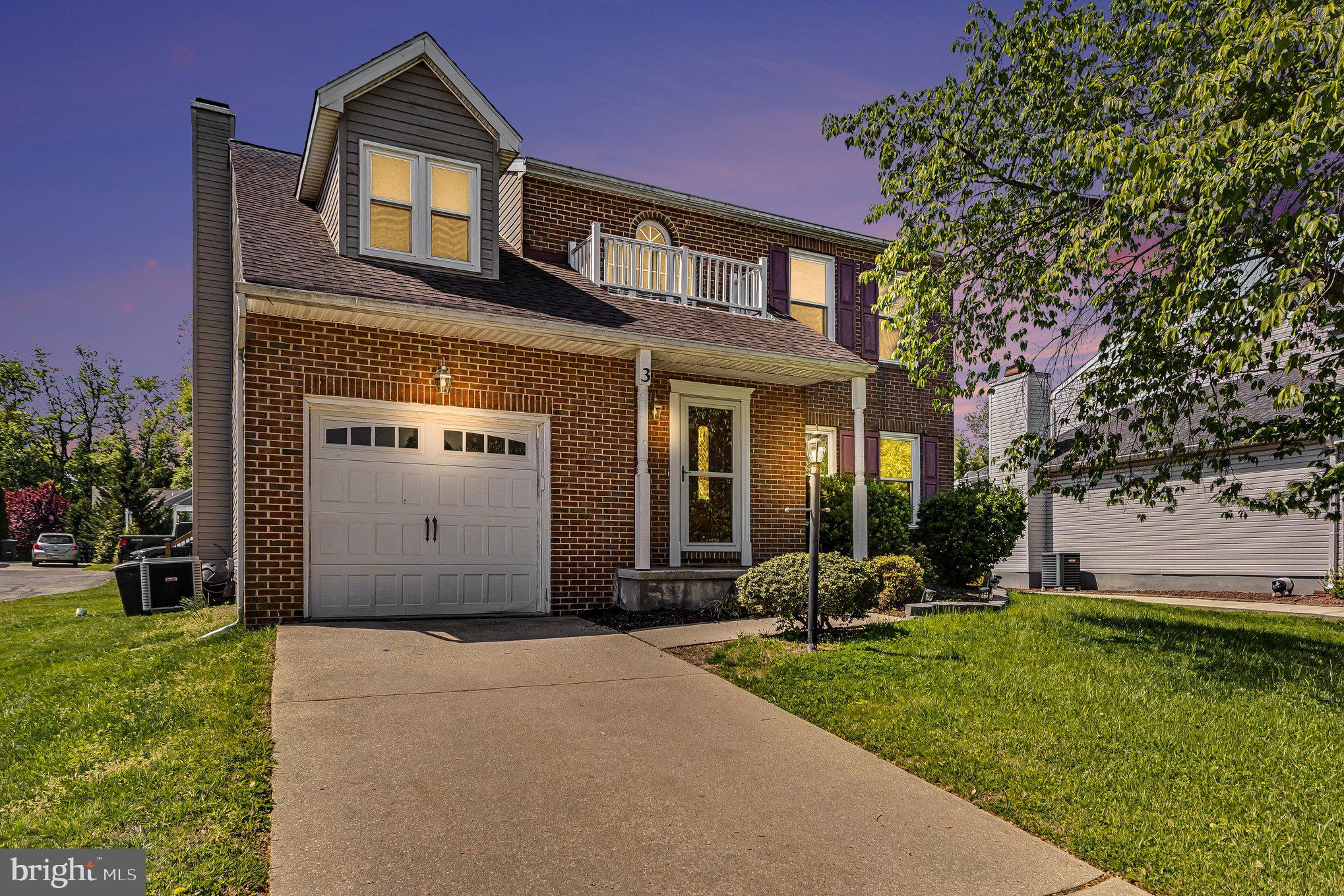PRICE ADJUSTMENT !!! Welcome to this beautifully maintained brick-front single home offering the perfect blend of comfort, space, and functionality.  This home is designed to accommodate both everyday living and entertaining with ease. Featuring 3 spacious bedrooms, 2 full bathrooms, and 2 half bathrooms.  Step inside to the spacious living room highlighted by a cozy gas fireplace and sliding glass door leading to the deck--perfect for relaxing evenings or gathering with family and friends.  The oversized kitchen offers abundant counter space making it ideal for hosting and everyday meal preparation.  This open layout flows seamlessly to an expansive rear deck that is perfect for parties, outdoor dining, or simply unwinding.  The generous master bedroom provides a comfortable retreat with  added space and large master bathroom with tub and separate shower.  The additional bedrooms offer plenty of space for family or guest.  A partial finished basement adds versatility--perfect for a recreation room, gym, or additional living space.  This home is complete with a garage and charming curb appeal.  This home checks all the boxes for both indoor and outdoor living.  Don't miss the opportunity to make it yours!!!  Ring cameras are on site